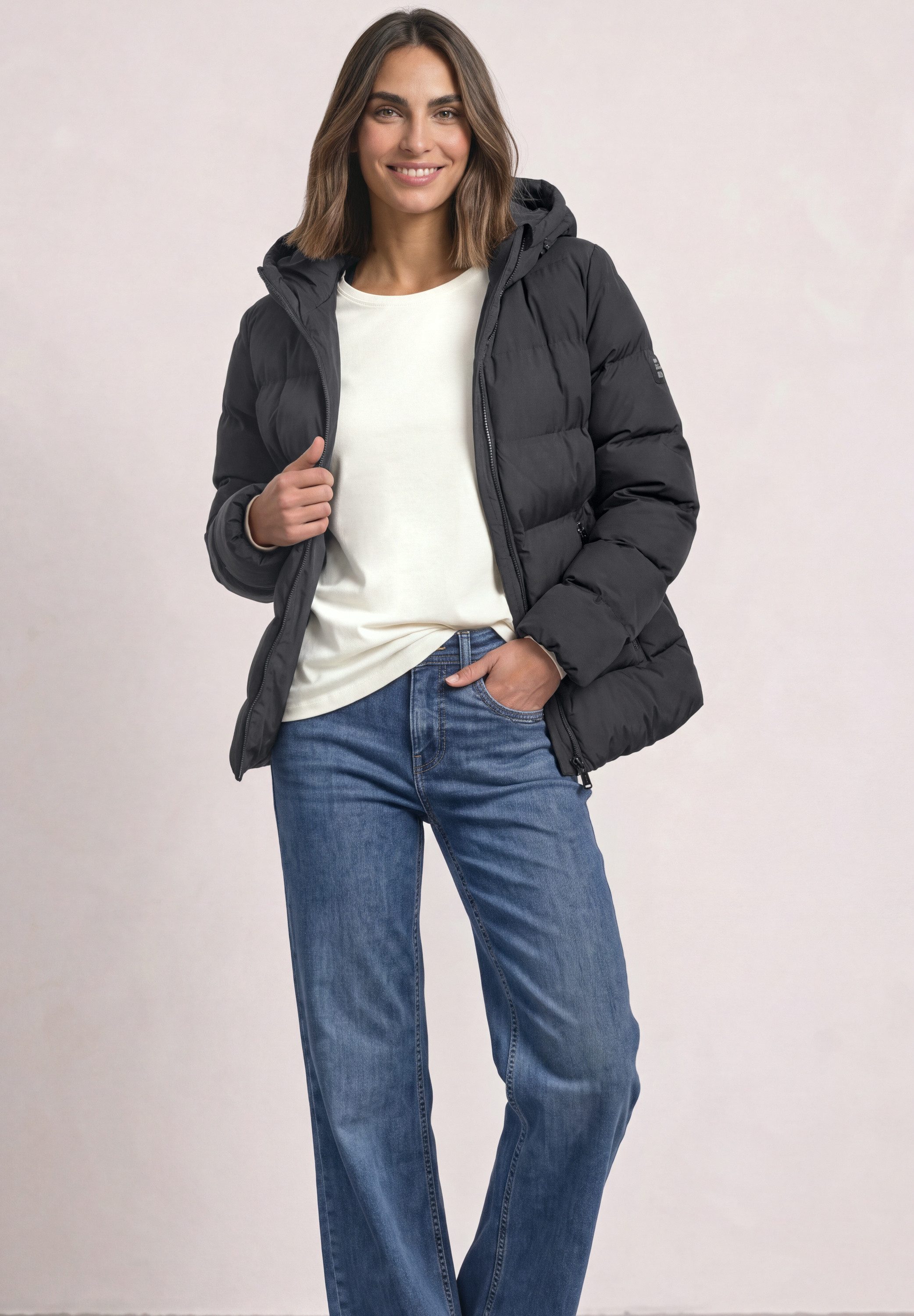 STREET ONE Steppjacke mit Kapuze