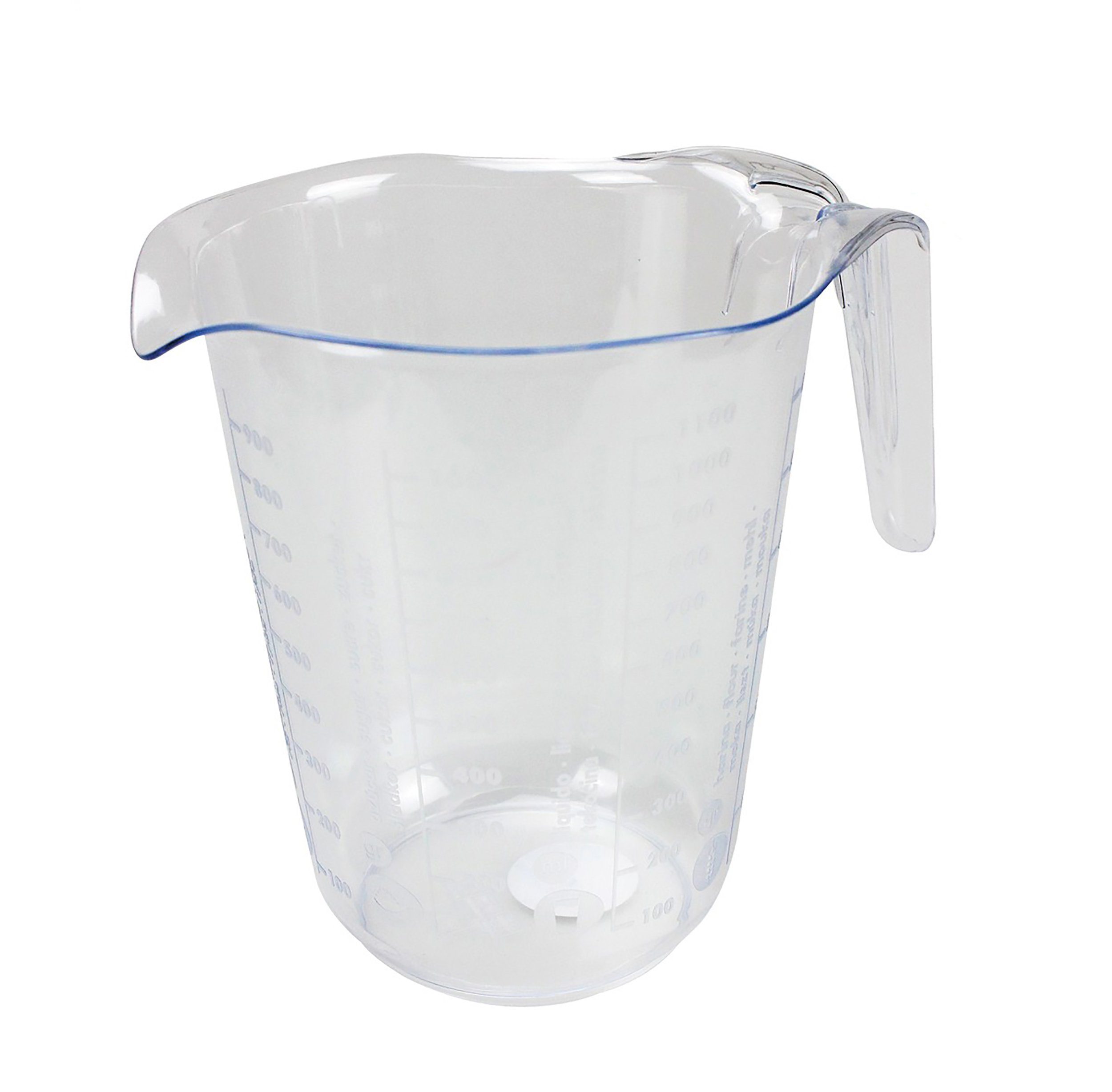 Messbecher MESSBECHER 1000ml glasklar 1L Skala Griff Messkanne Maßbecher 97