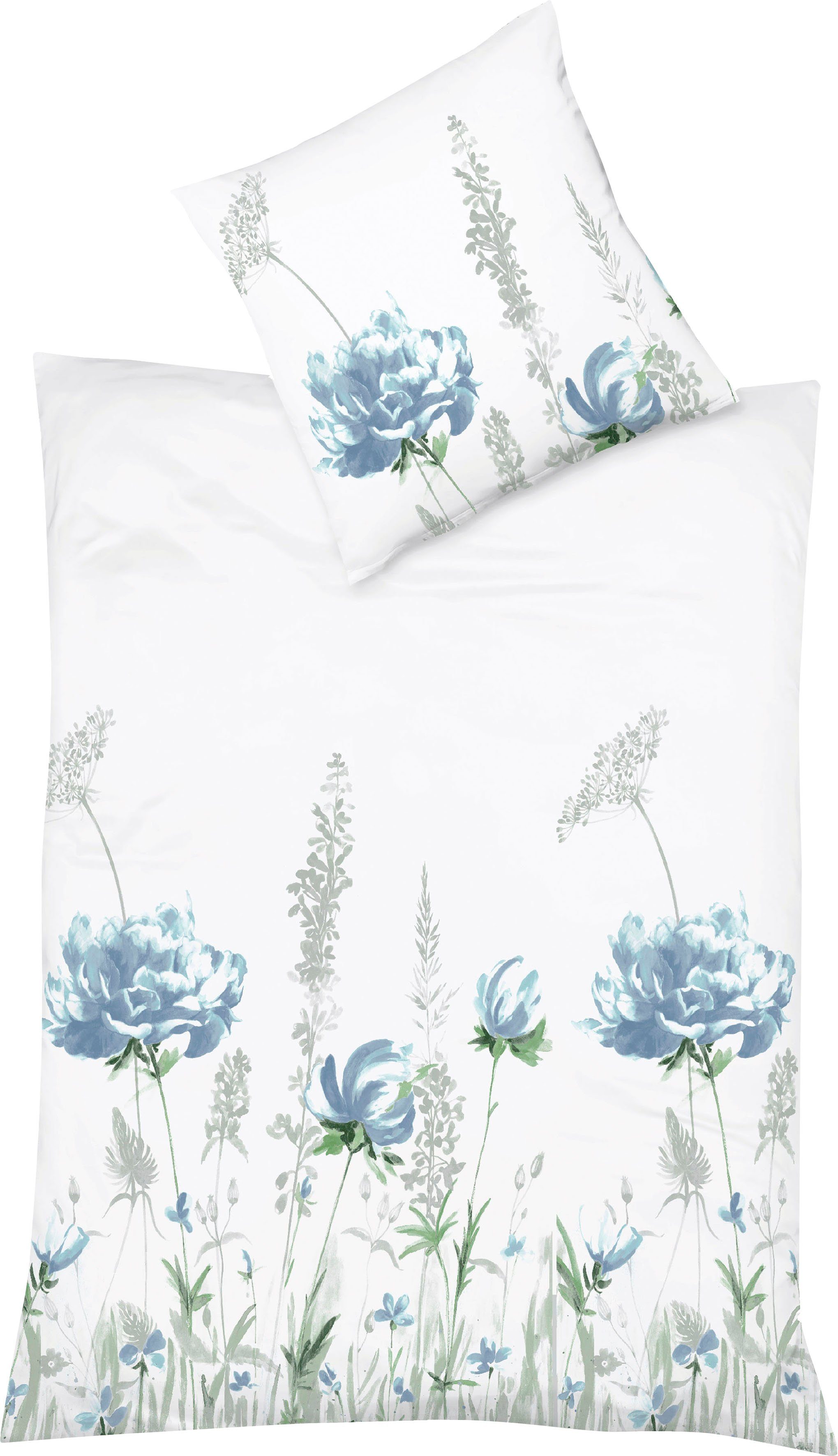 fleuresse Wendebettwäsche Saint Tropez, Batist, 2 teilig, Batist, Baumwolle, in Gr. 135x200, 155x220, 200x200cm