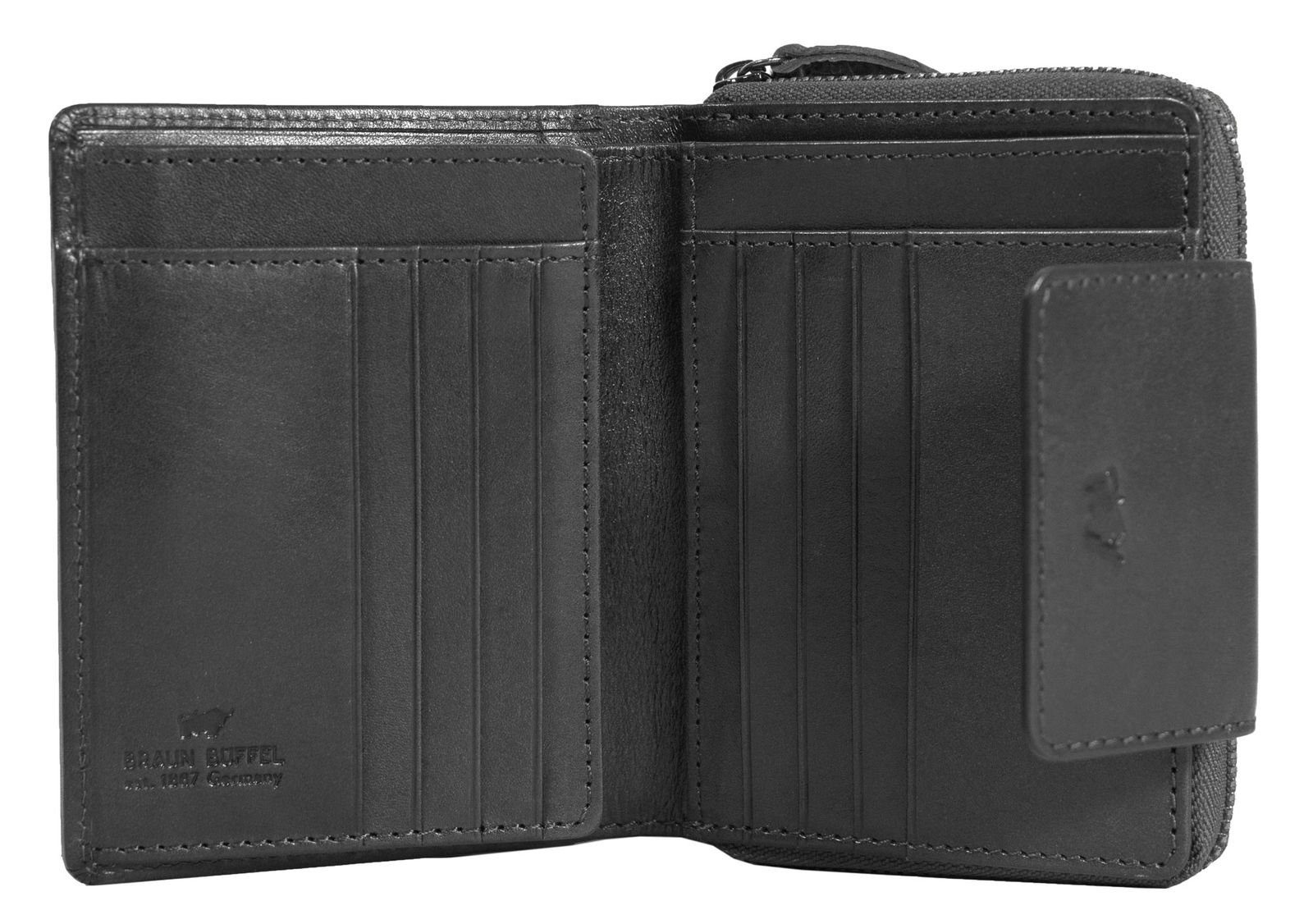 Braun Büffel Geldbörse Arezzo, mit RFID-Blocker günstig online kaufen