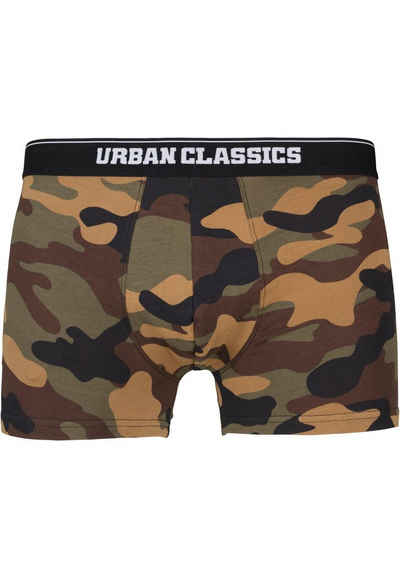 URBAN CLASSICS Boxershorts Urban Classics Herren 2-Pack Camo Boxer Shorts (1-St)