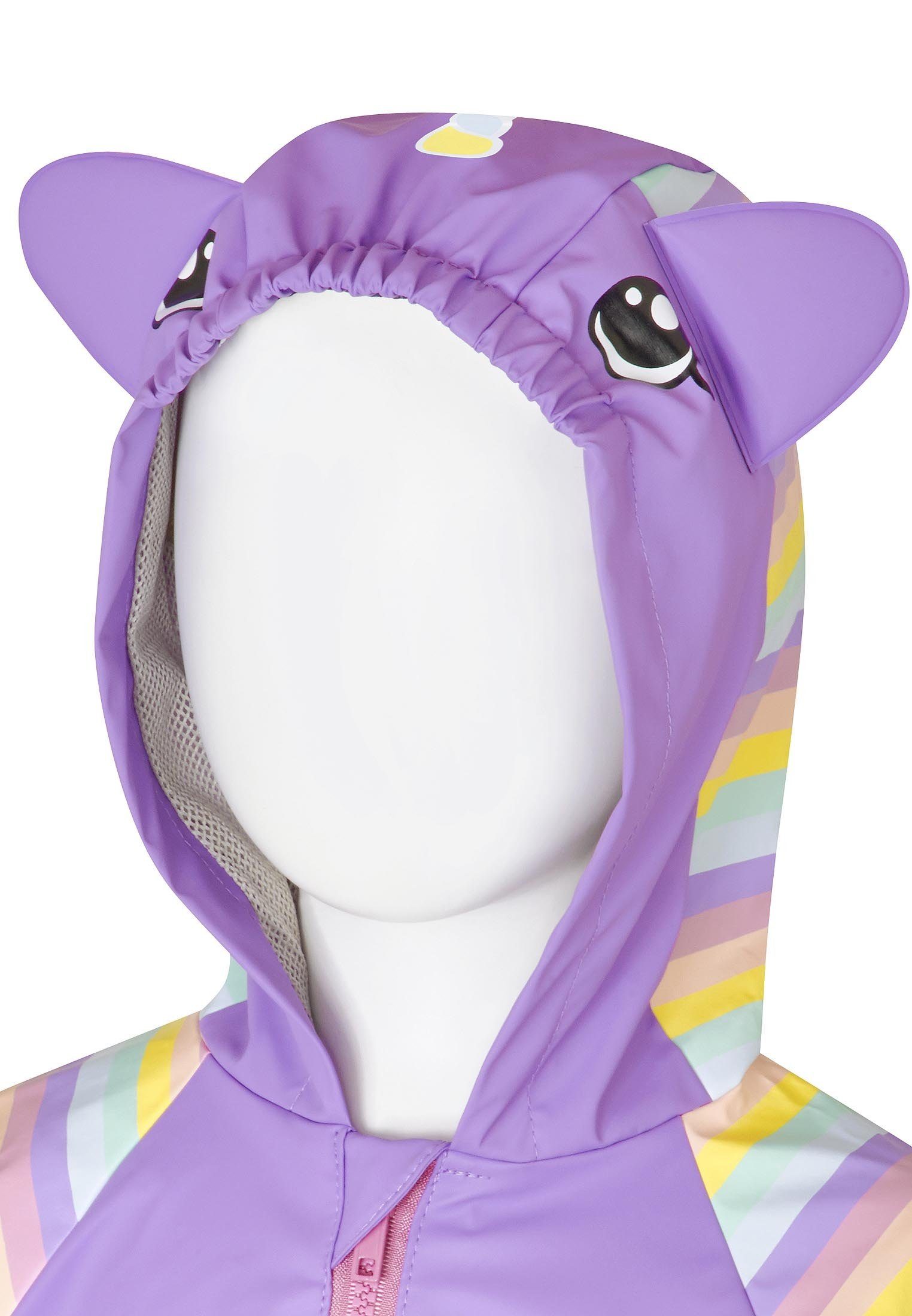 Playshoes Regenjacke Regen-Mantel Einhorn