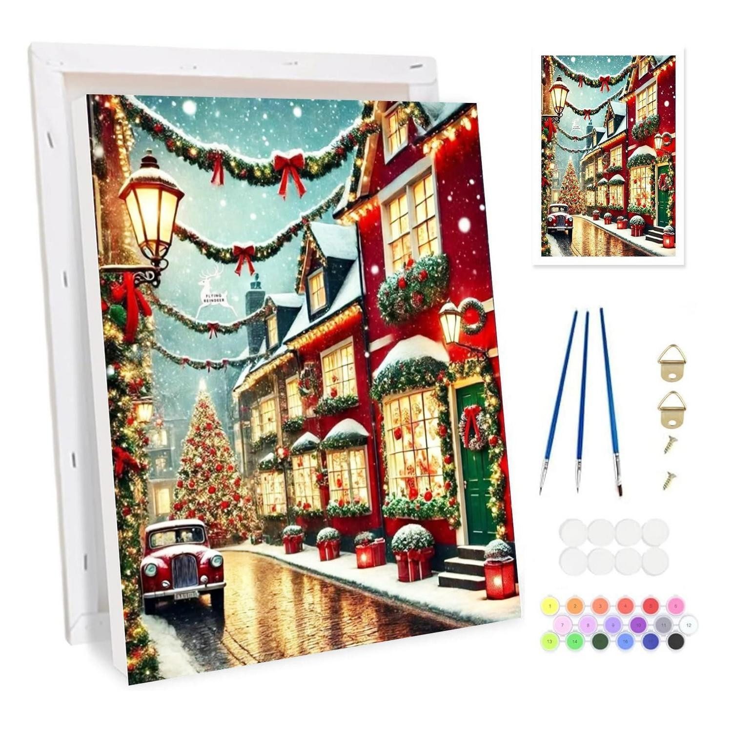 LuxusKollektion Kreativset Malen nach Zahlen mit Rahmen 20x30cm