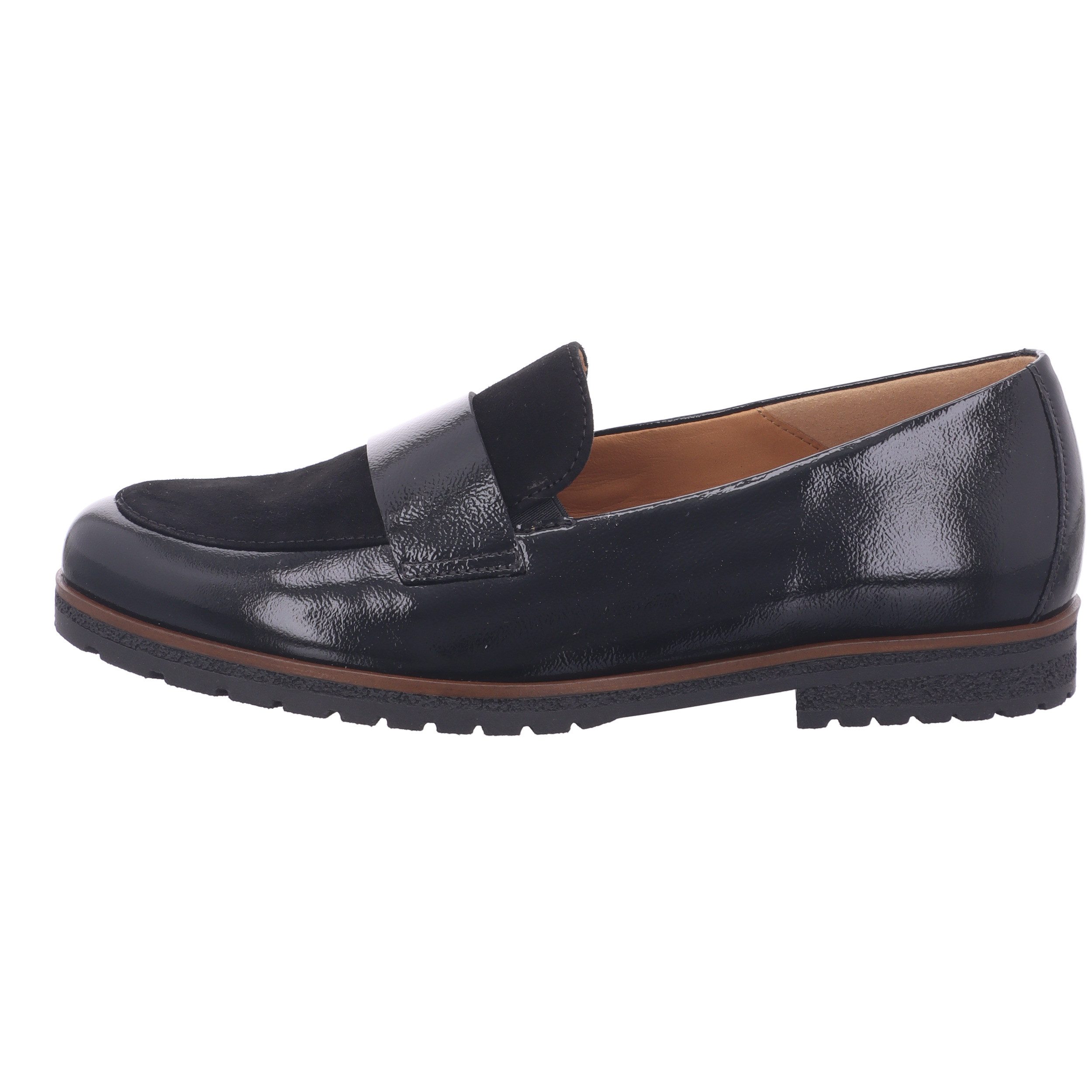 Gabor Gabor - SlipOn Weite G - Lack schwarz Ballerina
