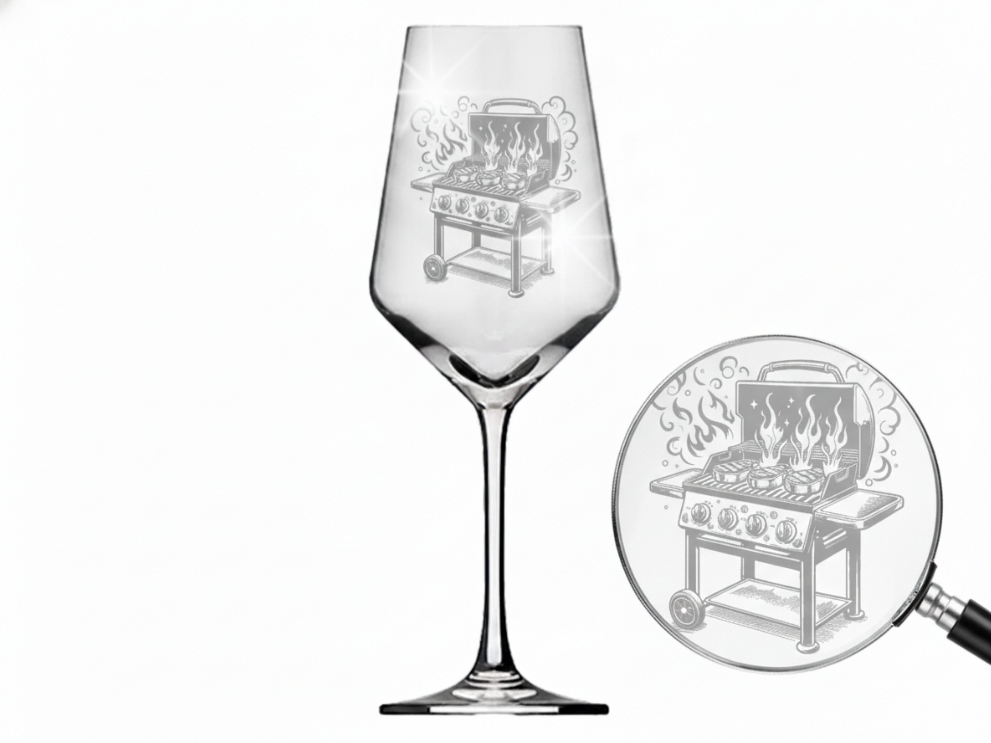 eXODA Weinglas Weinglas 350 ml für Partys & Abende im Freien, 1-tlg., Glas, Atemberaubende Darstellung