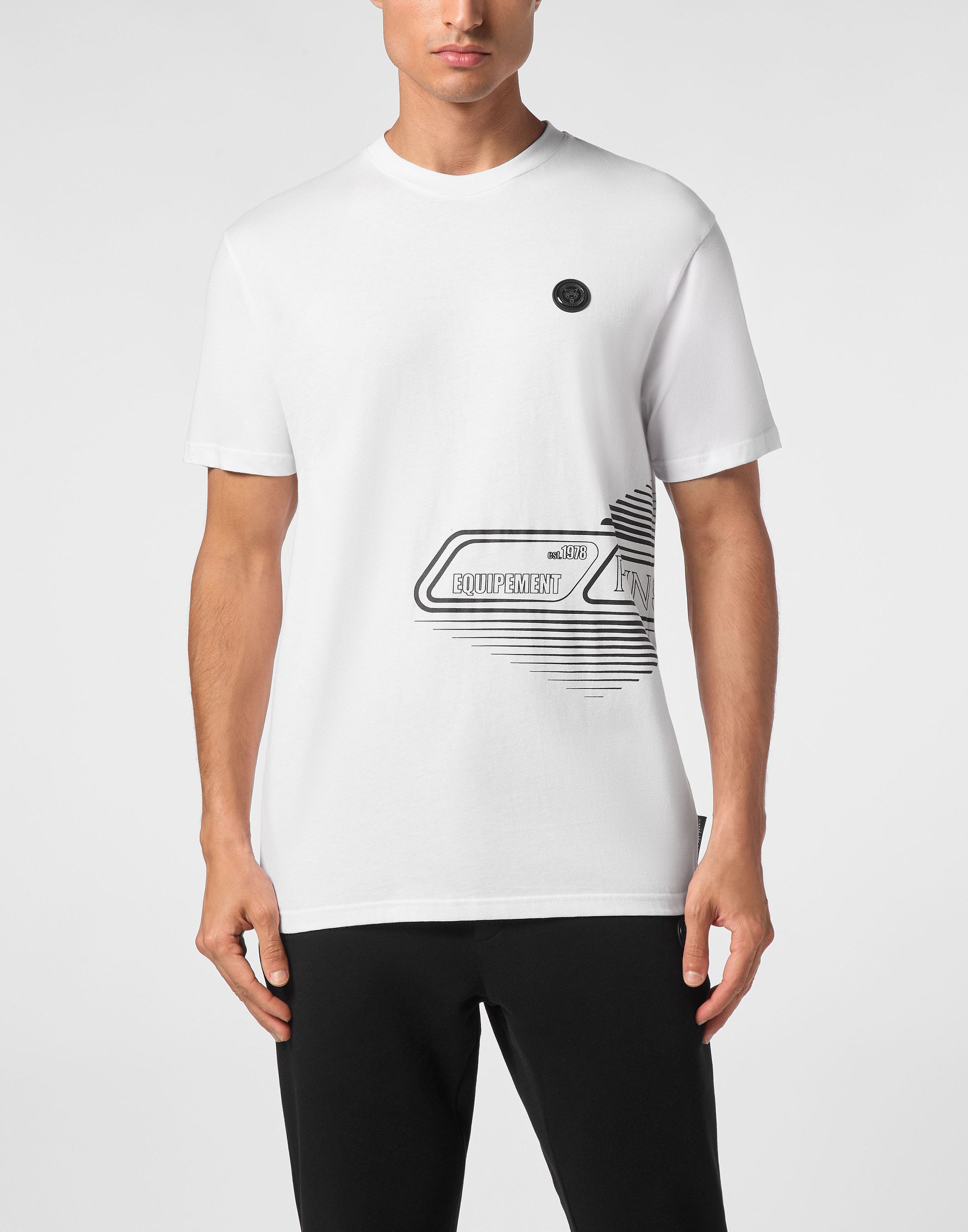 PLEIN SPORT T-Shirt T-Shirt Rundhalsausschnitt günstig online kaufen