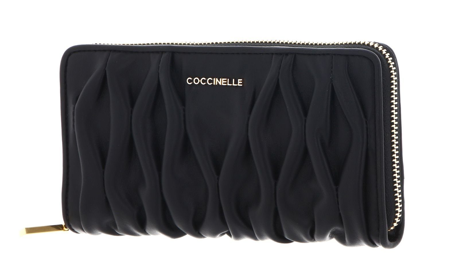 COCCINELLE Geldbörse Metallic Goodie Noir