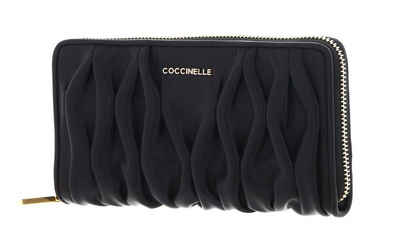 COCCINELLE Geldbörse Metallic Goodie, aus echtem Rindsleder