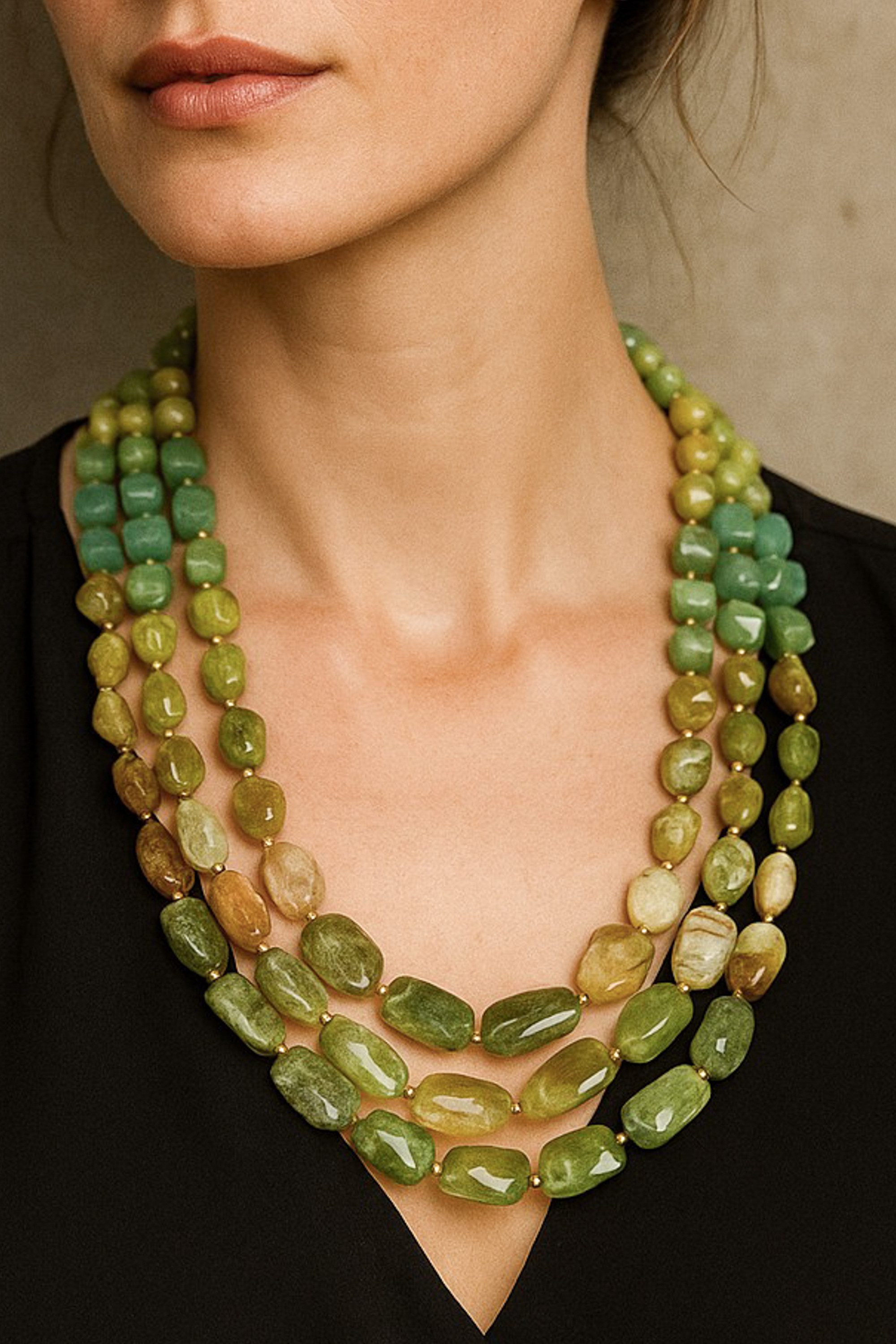 COLLEZIONE ALESSANDRO Kette mit Anhänger Marble, Exclusive Statemenkette