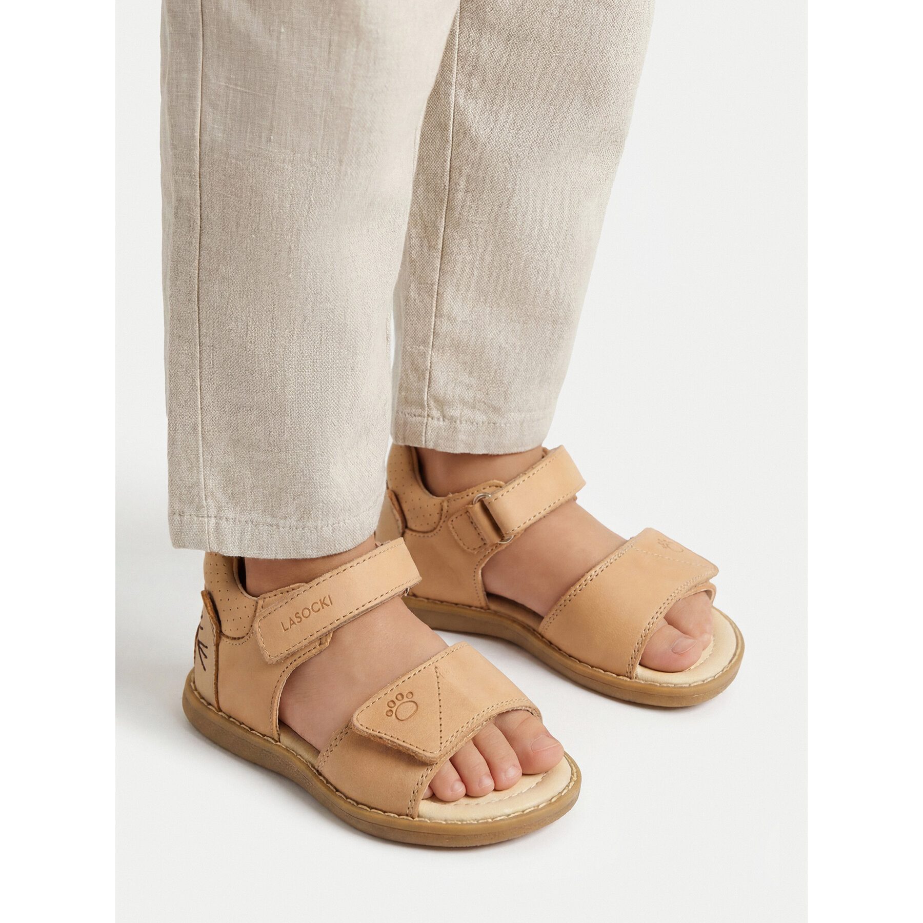 Lasocki Kids Lasocki Kindersandalen Jungen Beige Sandale – Bild 2 von 4