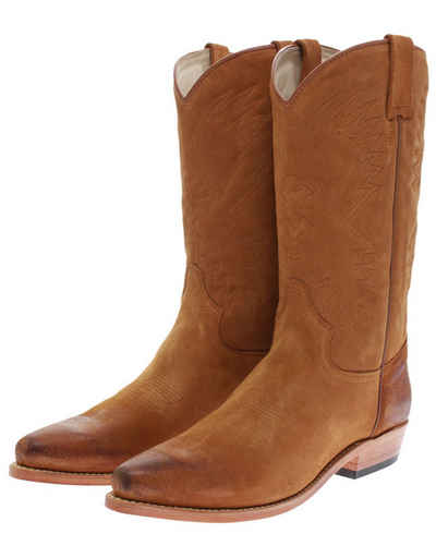 FB Fashion Boots 033 Braun Cowboystiefel Rahmengenähte Westernstiefel