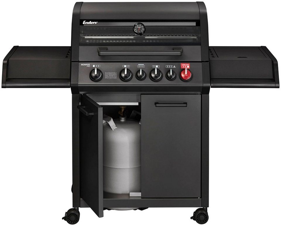 Enders Gasgrill Monroe Pro 4 Sik Turbo Preisvergleich Enders® Gasgrill »Monroe Pro 4 SIK Turbo Shadow«, BxH: 153,5x118,5 cm