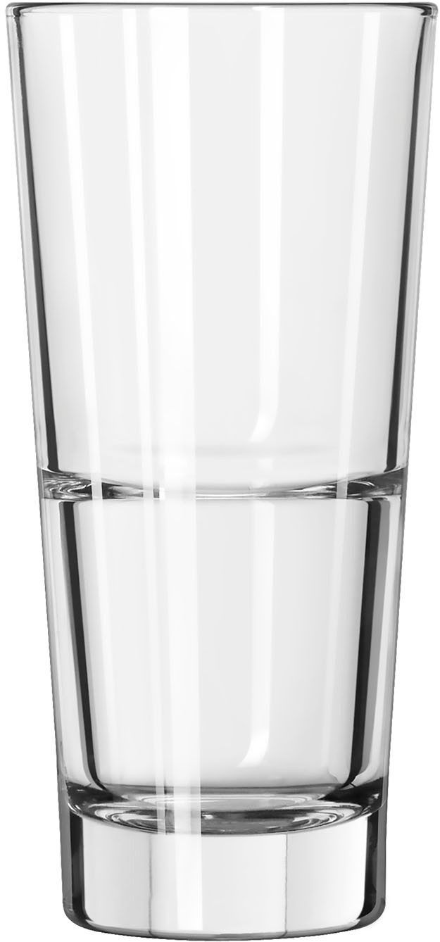 LIBBEY Gläser-Set Beverage Glas -ENDEAVOR-, 355 ml, Ø 7,5 cm, H: 16 cm, 12er Set, 12-tlg., Glas, hochwertig verarbeitet, im modernen Design