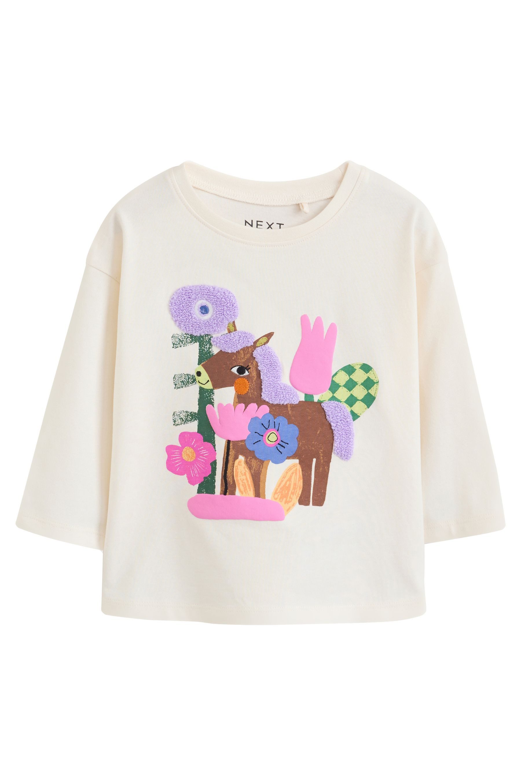 Next T-Shirt T-Shirt mit Grafik, Pferd (1-tlg)