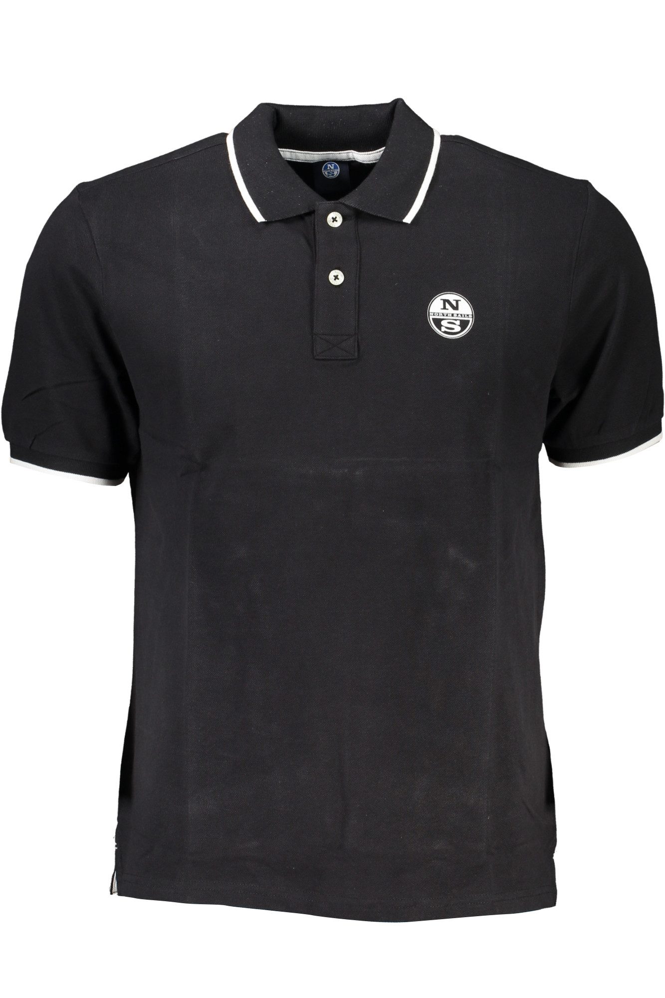North Sails Poloshirt Elegantes Herren-Poloshirt: Schwarz, Kurzarm