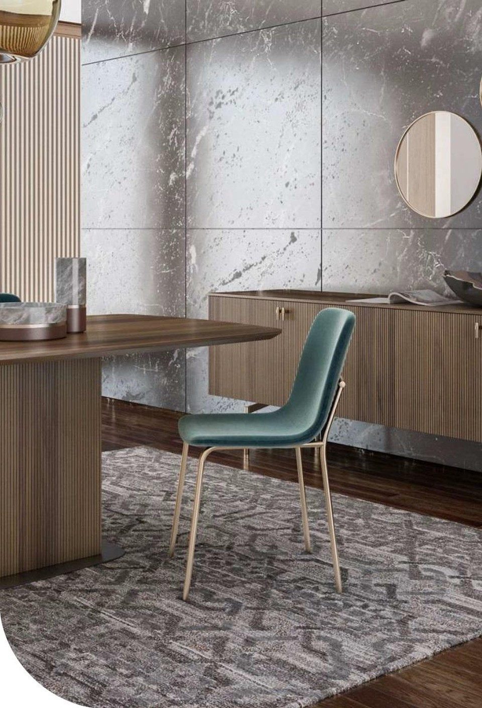 Xlmoebel Esszimmerstuhl Moderner Luxusstuhl mit edler Holzverarbeitung und Stil, Made in Europa