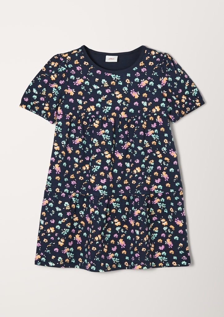 s.Oliver Blusenkleid Kleid kurz