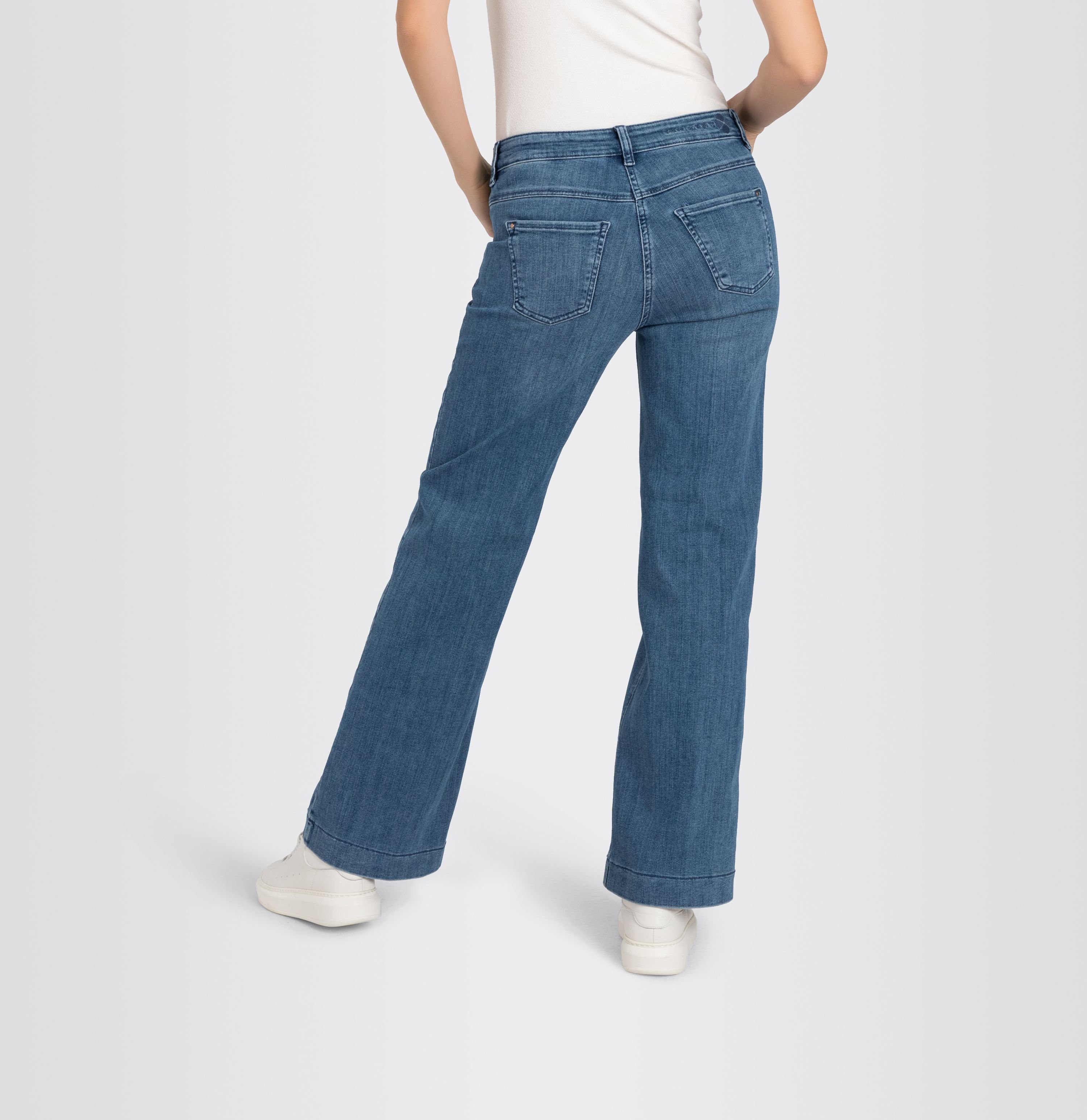 blau MAC 5-Pocket-Jeans