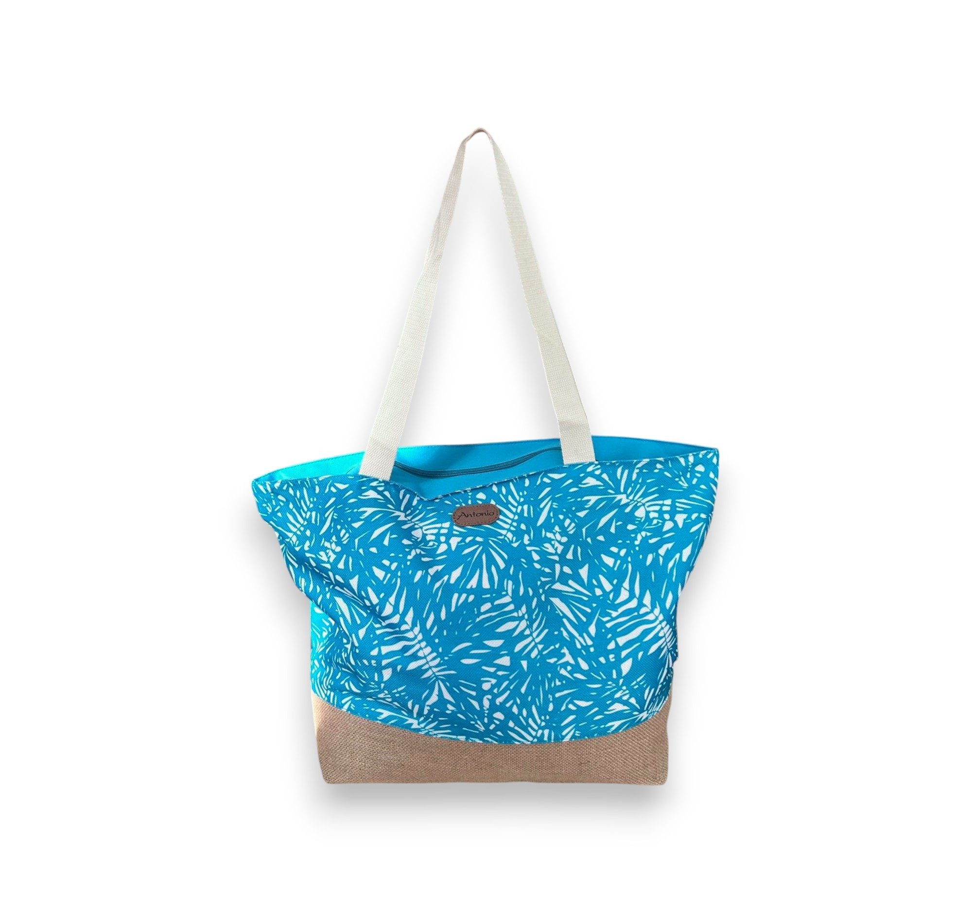 XL-Strandtasche » Sommer Tasche Palmenblätter Aruba » große Familien Handtasche