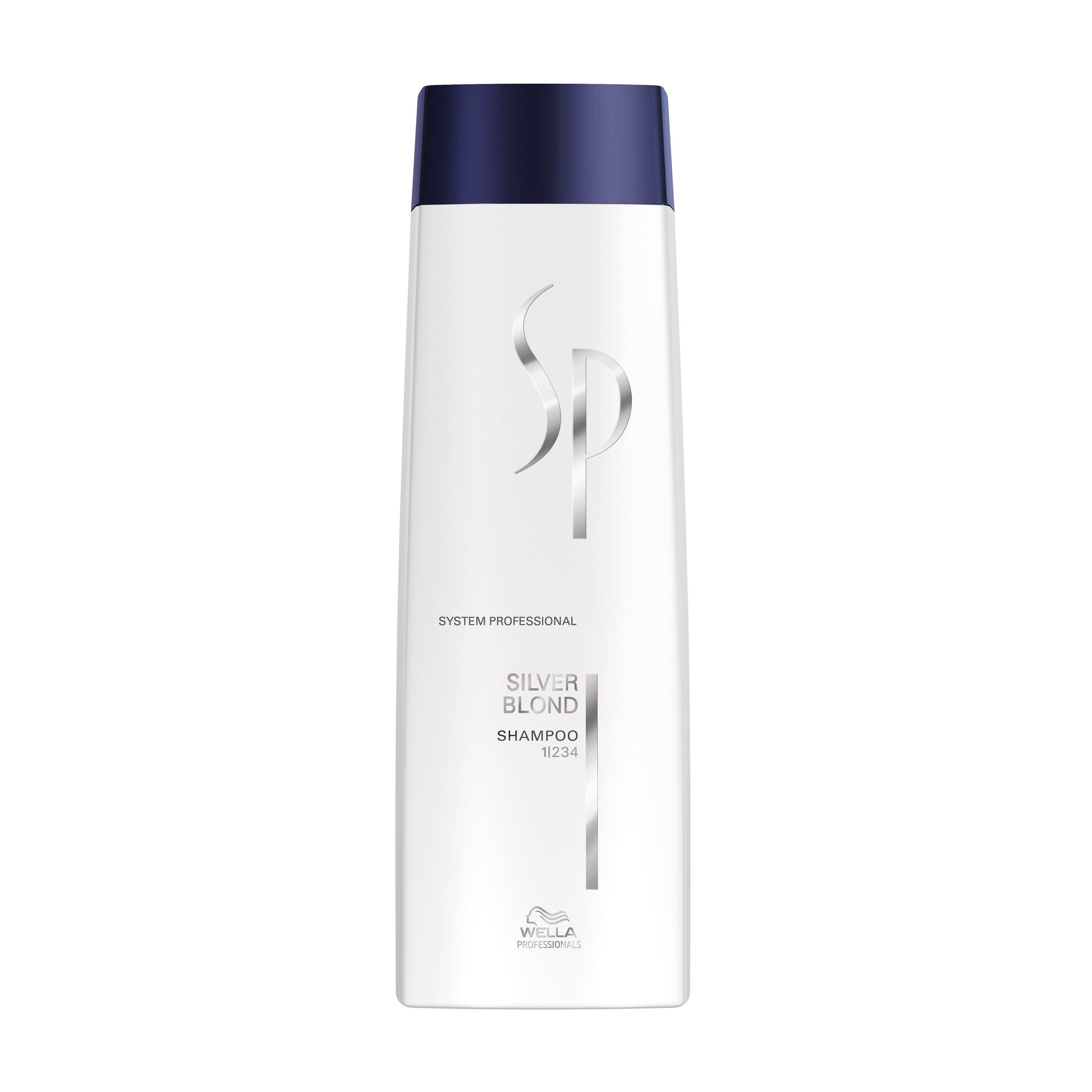 Wella SP Haarshampoo Silver Blond Shampoo, für blondes, aufgehelltes gesträhntes und graues Haar