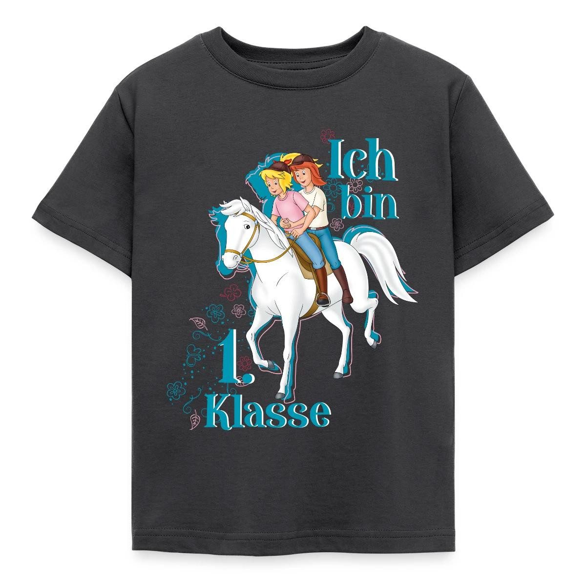 T-Shirt Bibi und Tina Ich Bin 1. Klasse Kinder T-Shirt