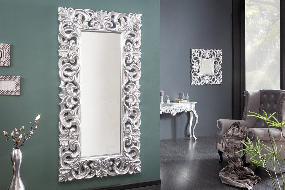 riess-ambiente Wandspiegel »VENICE 180x90cm silber« (1-St), Wohnzimmer ·  eckig · mit Rahmen · Barock · Deko online kaufen | OTTO