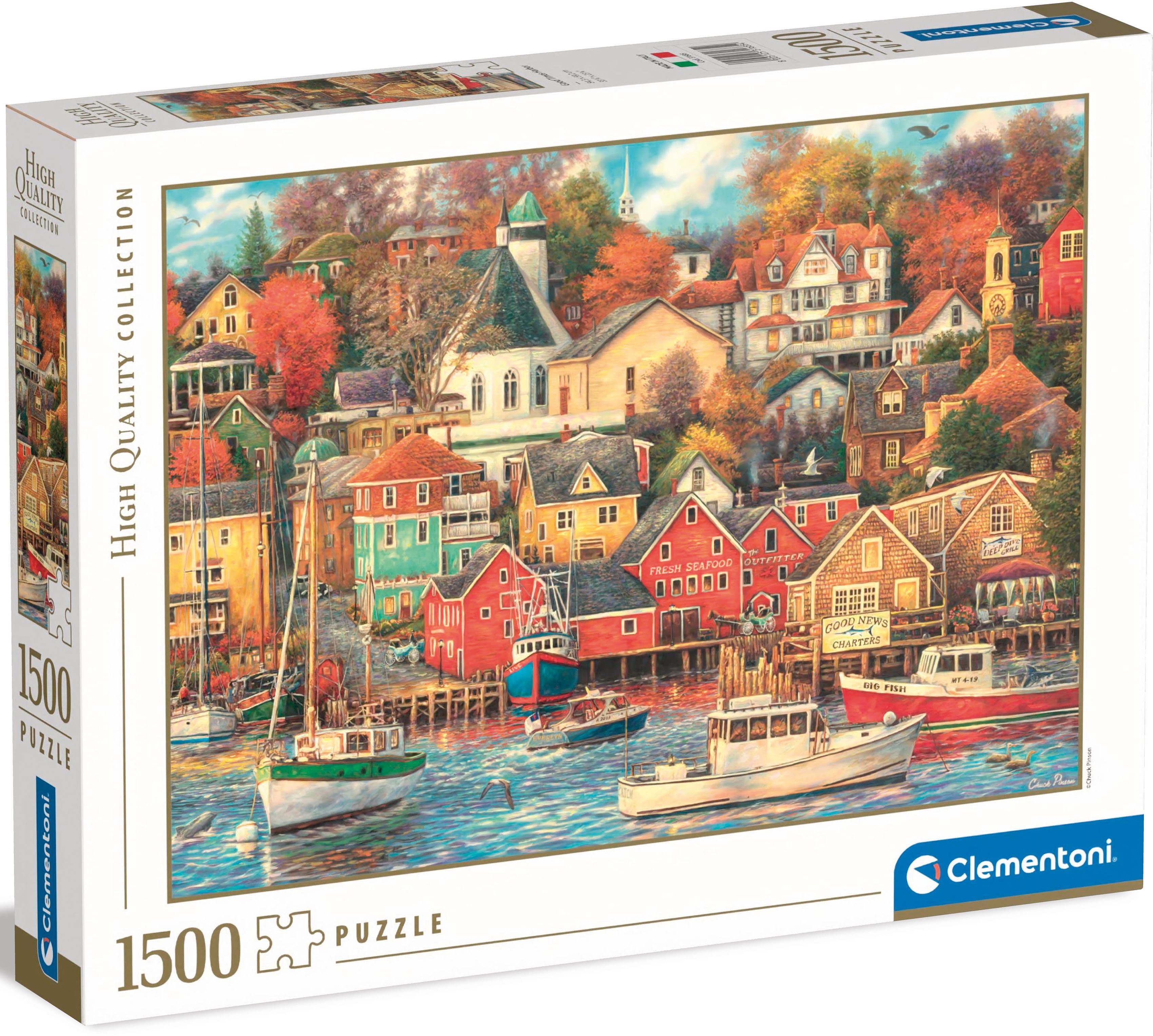 Clementoni® Puzzle Clementoni Good Times Harbor 1500 Teile Puzzle, 1500  Puzzleteile, Made in Europe