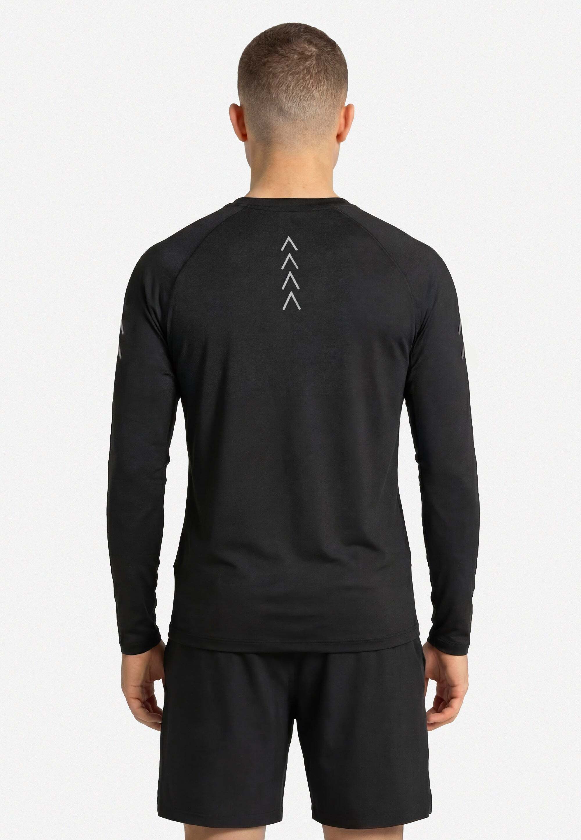 SNOCKS Trainingsshirt Laufshirt mit elastischen High-Stretch-Fasern (1-tlg) atmungsaktiv und leicht