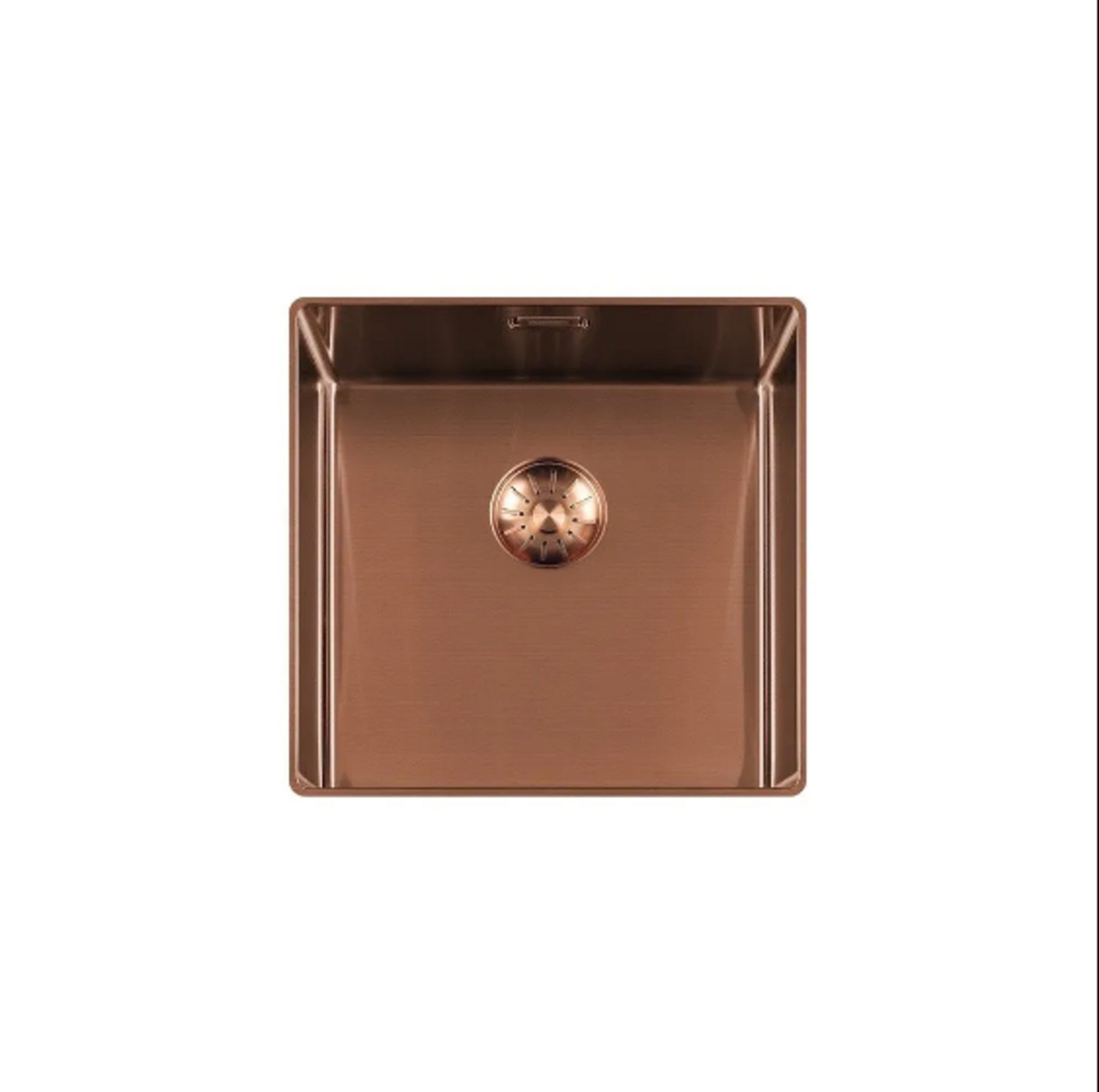 togo Küchenspüle 40SL1016-Copper, 41.2/41.2 cm, Mit schmalem Rand von nur 6 mm