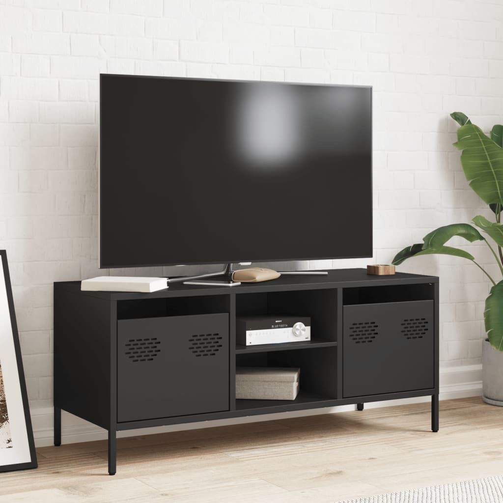vidaXL TV-Schrank TV-Schrank Schwarz 101,5x39x43,5 cm günstig online kaufen