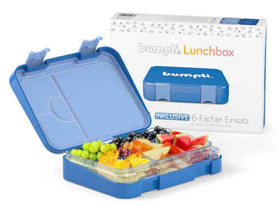 bumpli® Lunchbox »Kinder Brotdose (6 Fächer) Brotbüchse, Vesperdose«, Tritan, Auslaufsicher & BPA-frei- Kinderfreundliche Verriegelung