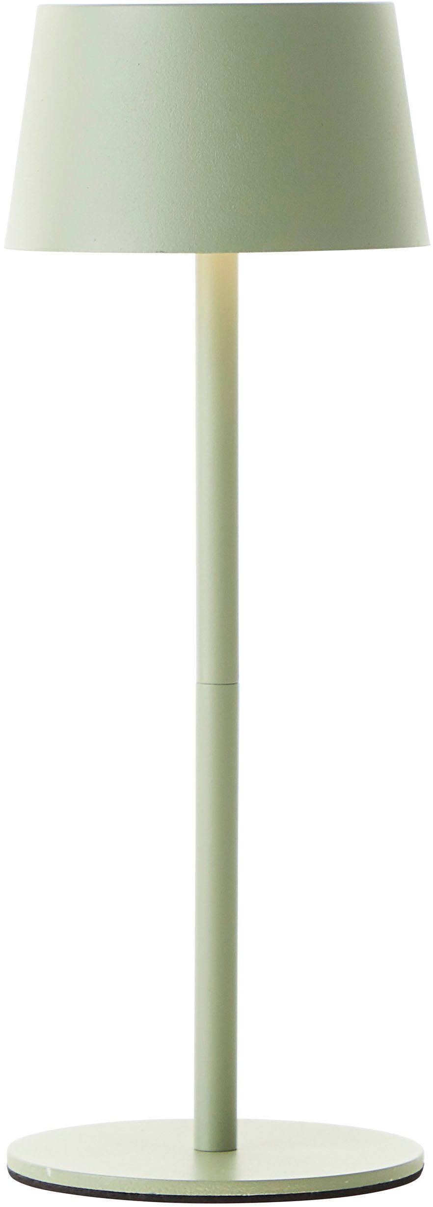 Brilliant LED Außen-Tischleuchte Jona, Dimmfunktion, LED fest integriert, Warmweiß, Kabellos, USB, H 25 cm, 170 lm, höhenverstellbar, 3000 K