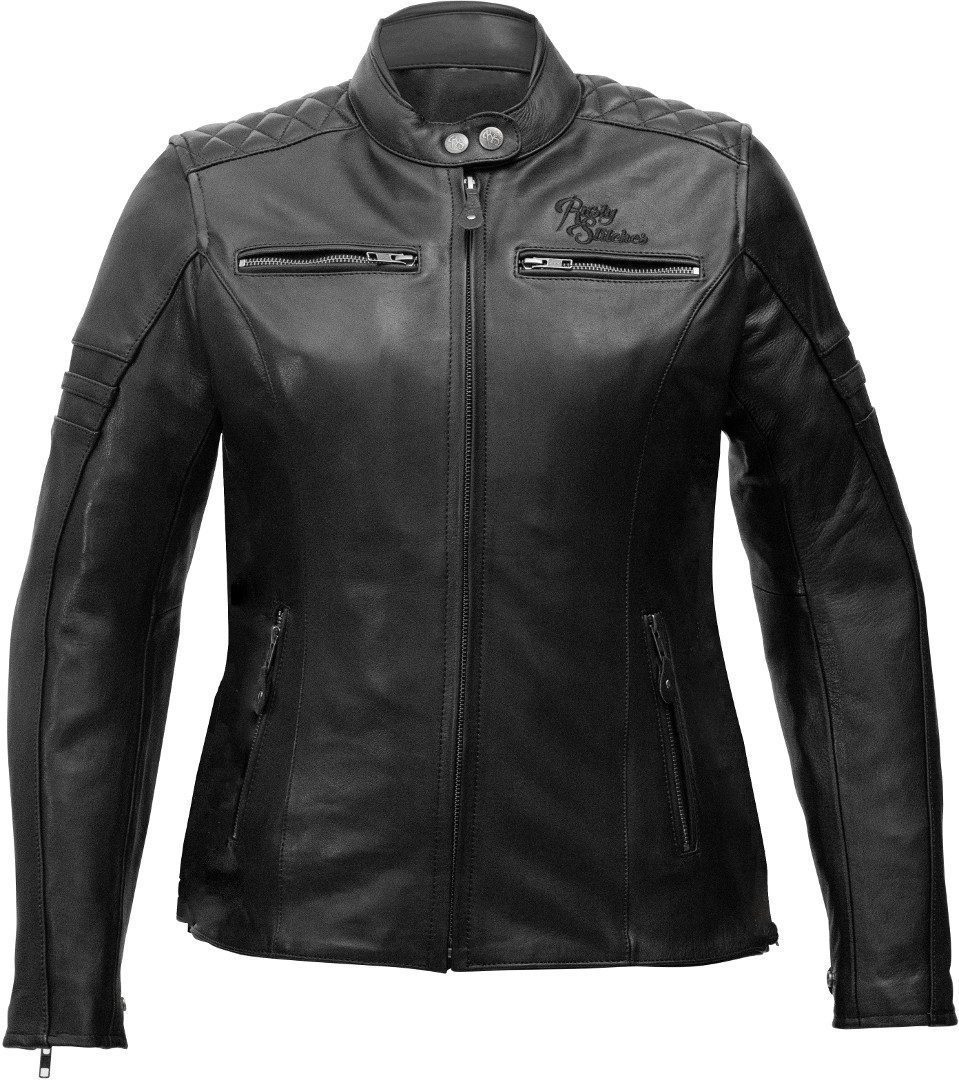 Rusty Stitches Motorradjacke Super Joyce Damen Motorrad Lederjacke