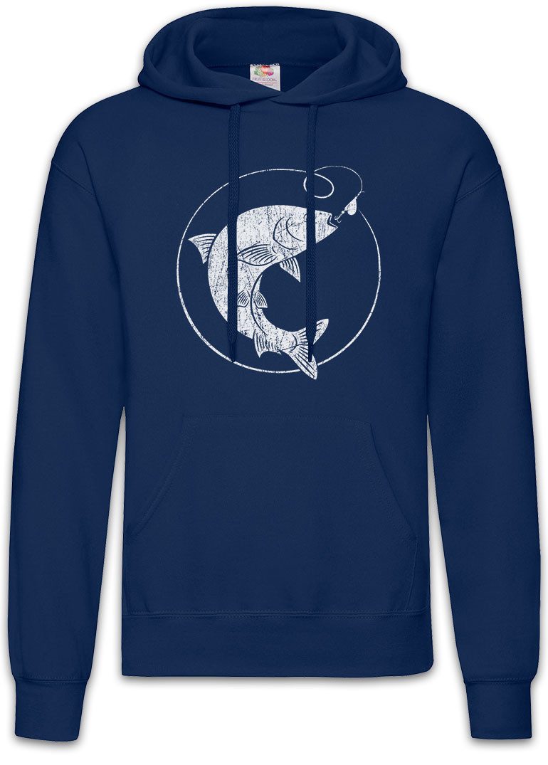Hoodie Fishing II Herren Hoodie Fischen Fischer Fish Angelrute Angler Angeln