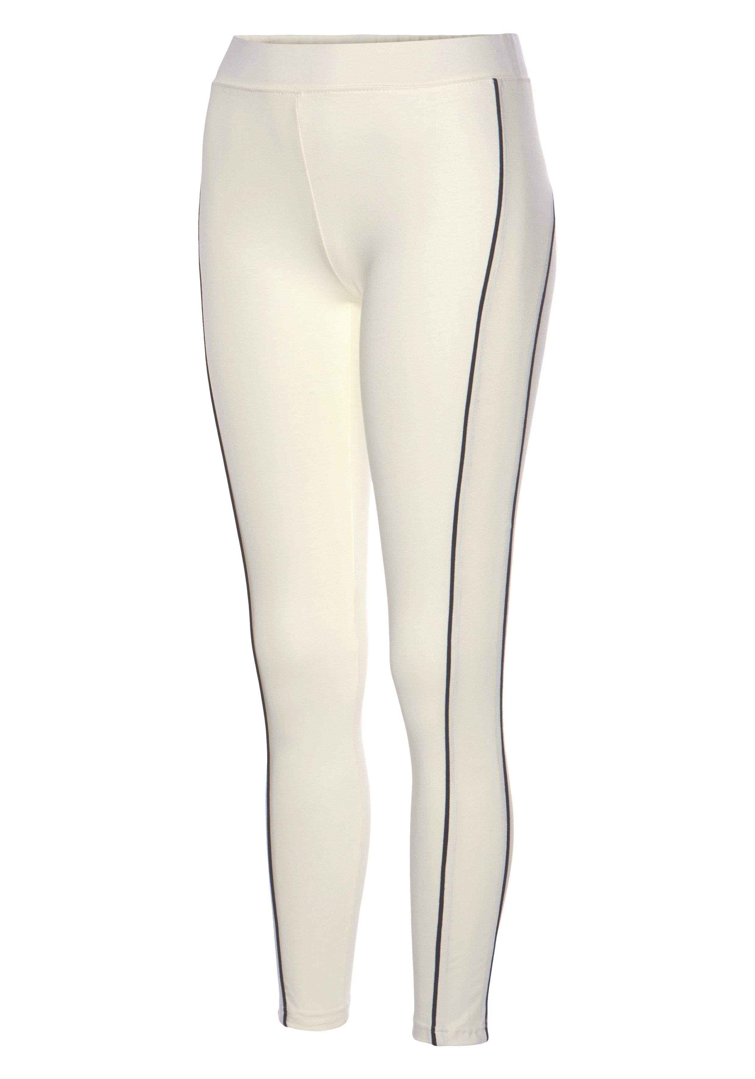 H.I.S Leggings mit Piping entlang der Beine. Ideal für Sport- und Freizeit.