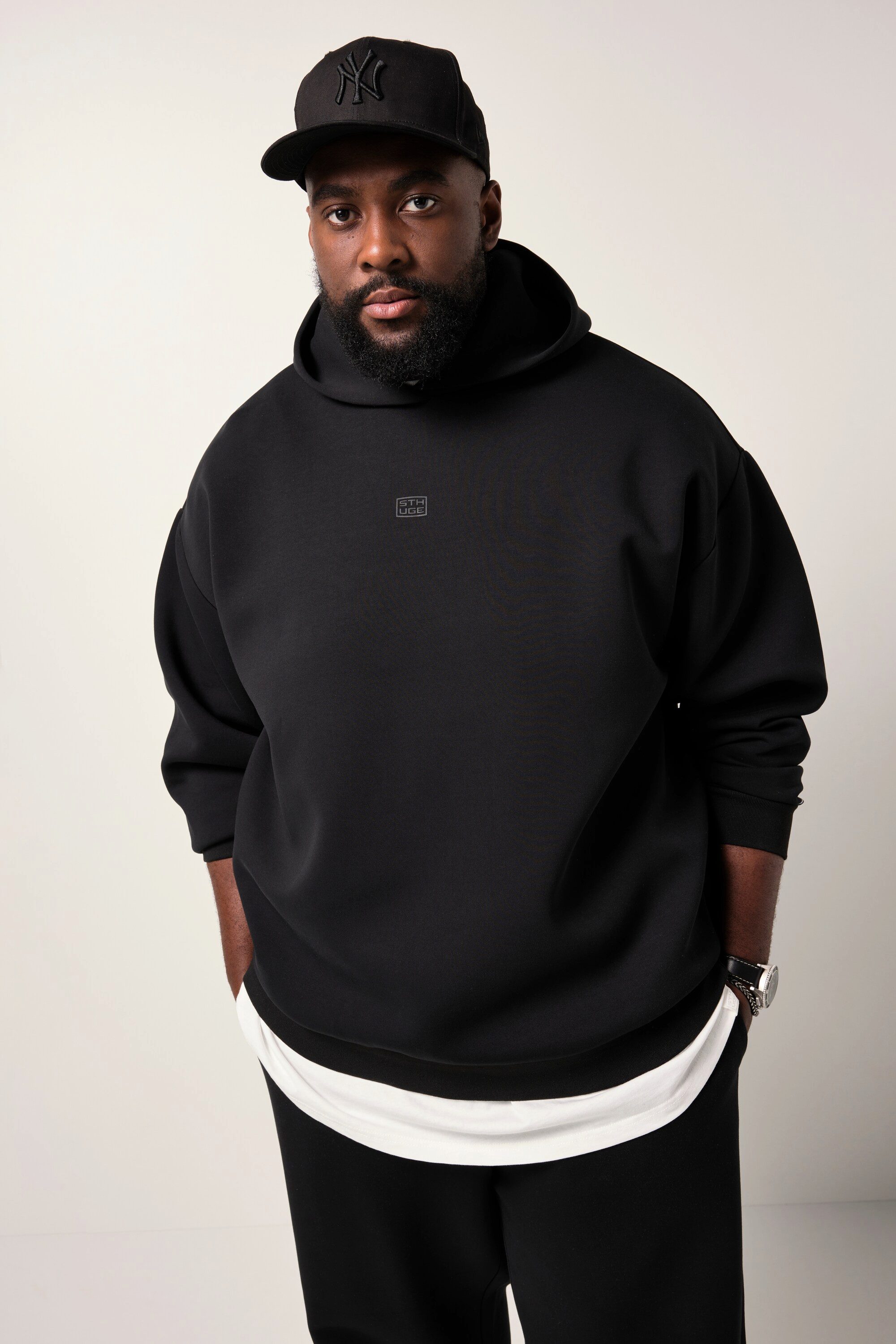 STHUGE Sweatshirt STHUGE Hoodie Kapuzensweater bis 8 XL günstig online kaufen