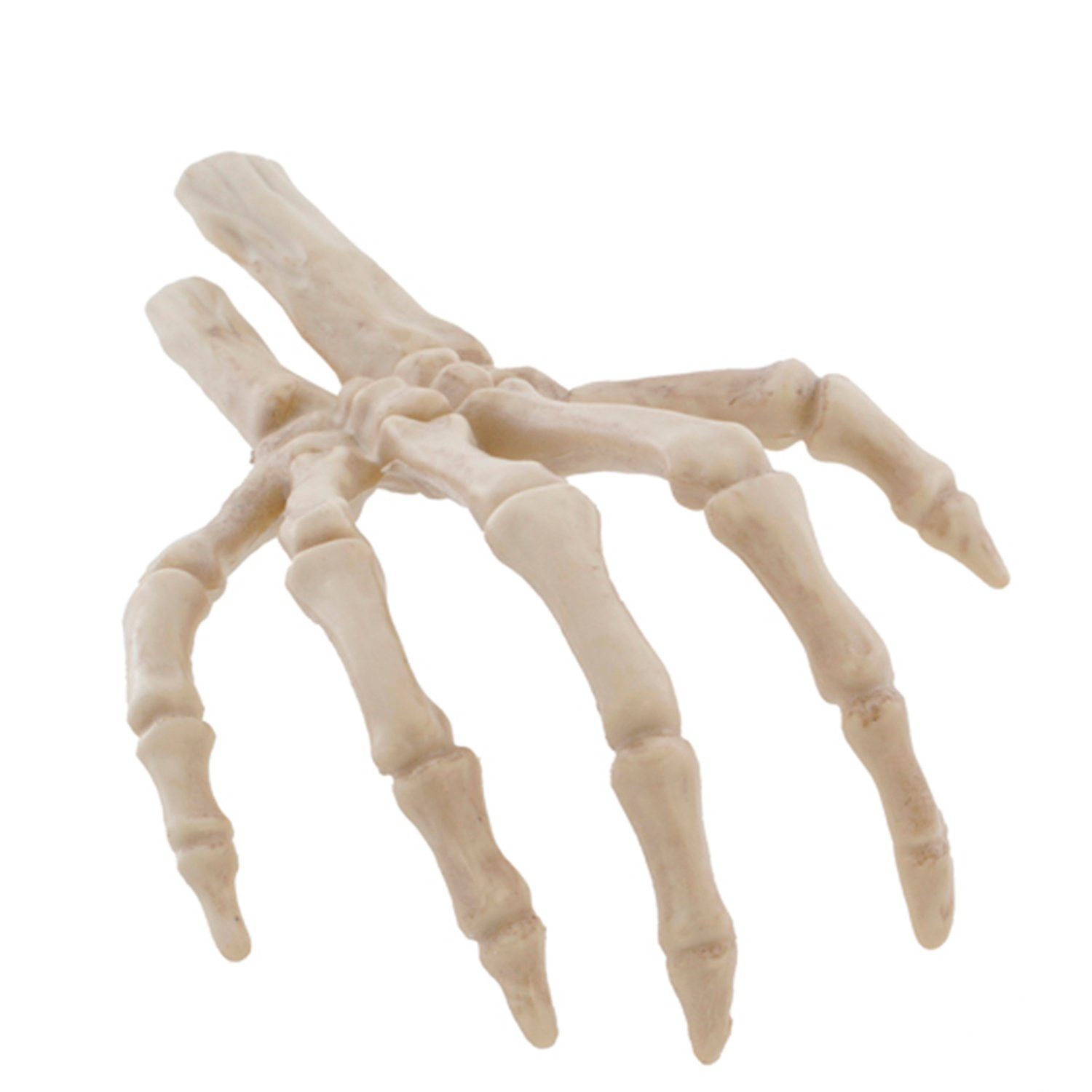 CHAKS Halloween 20 Tischdekoration Hand, cm Dekoobjekt - Skelett
