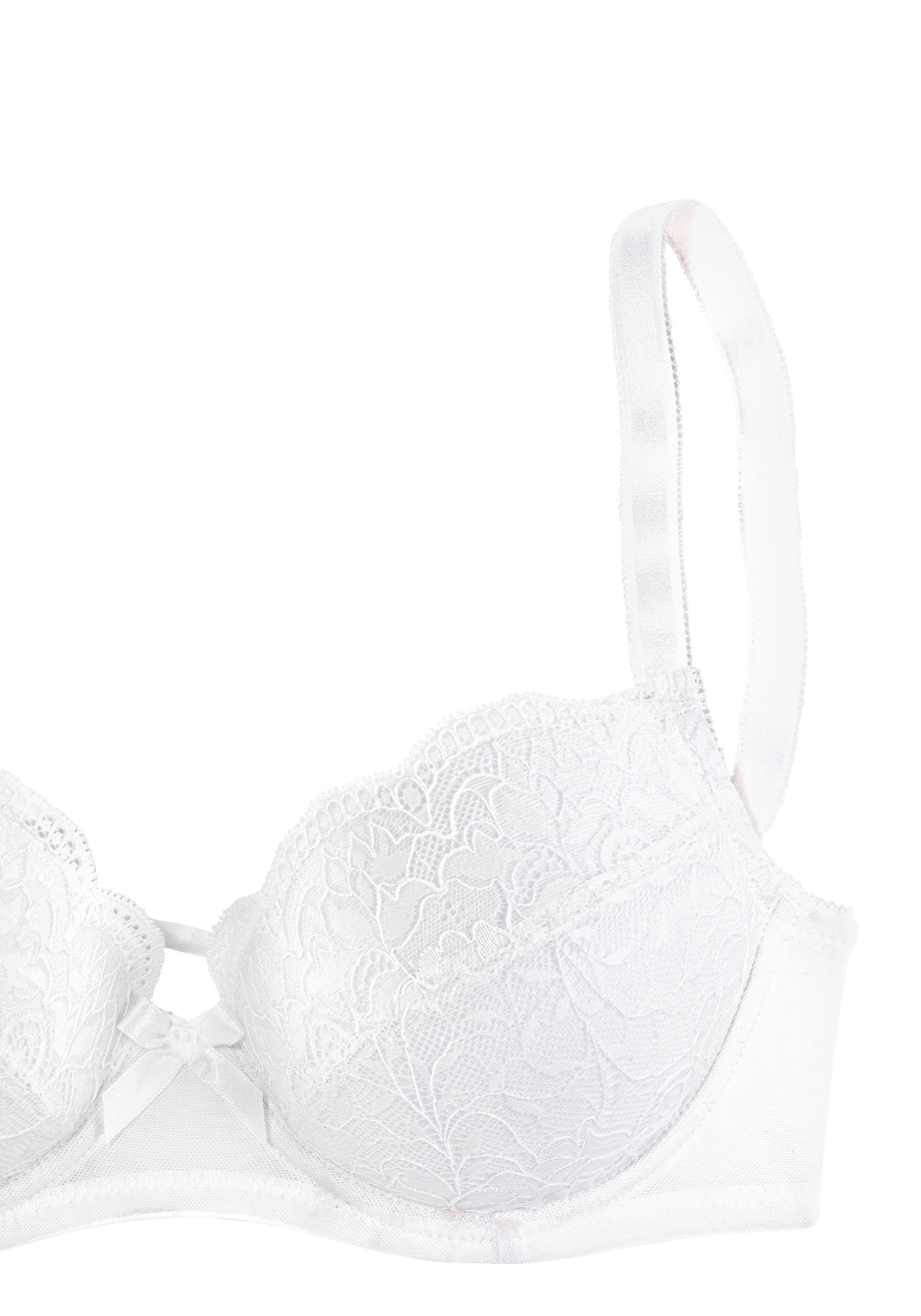 petite fleur by Lascana Balconette-BH (Packung, 2 Stück) mit hübscher Spitze, Dessous