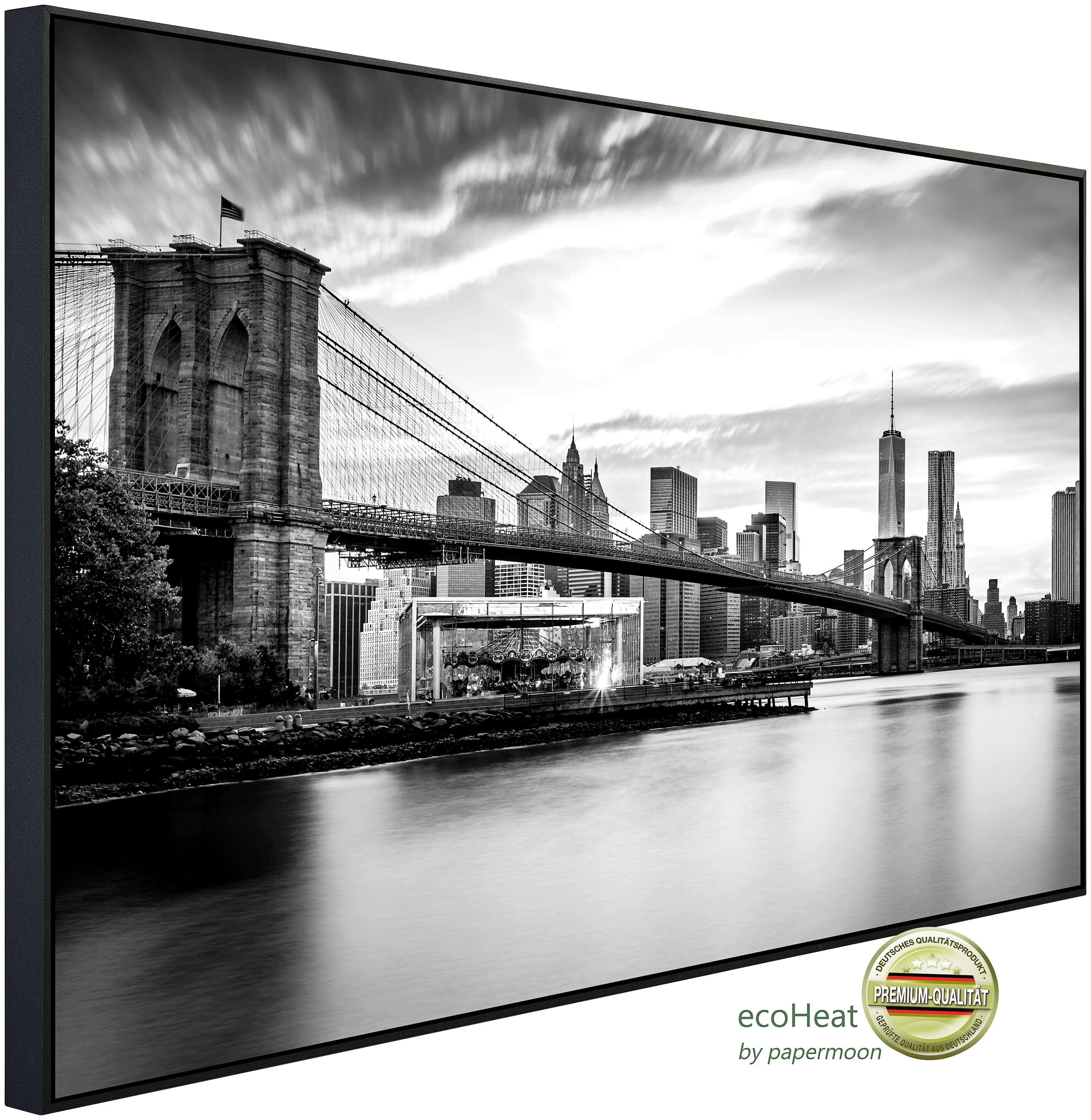 Infrarotheizung New York Schwarz & Weiß