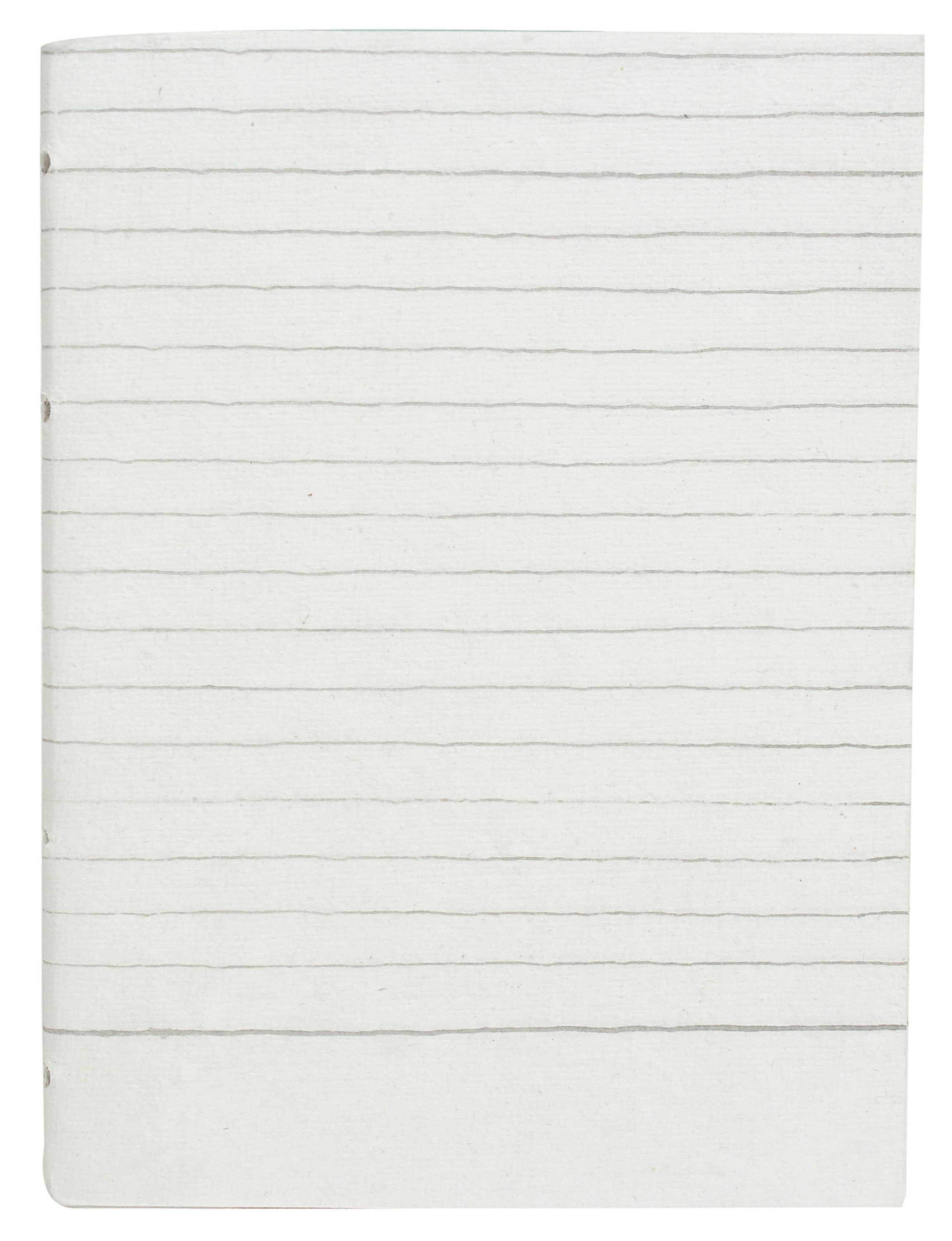 Gusti Leder Briefpapier Asterix, Bucheinlage -Inlay B6 (liniert) Blanko Papier Naturpapier Naturpapier 5er DIN-A4 Set