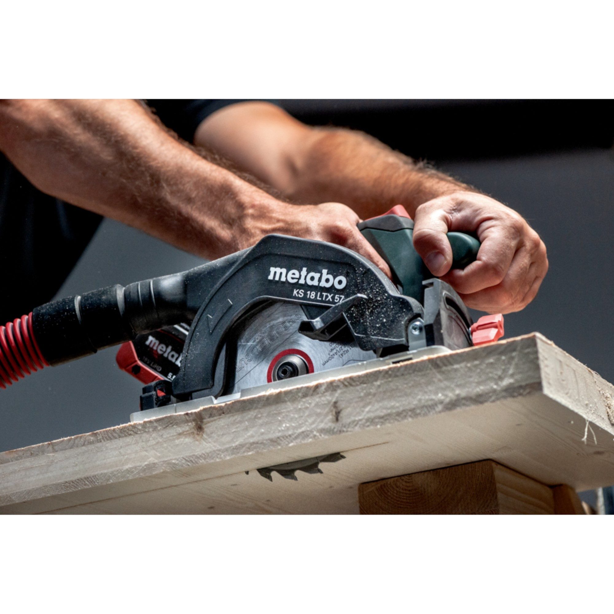 metabo Akku-Handkreissäge KS 18 LTX 57 Akku Handkreissäge 18 V 165 mm Solo (601857890)