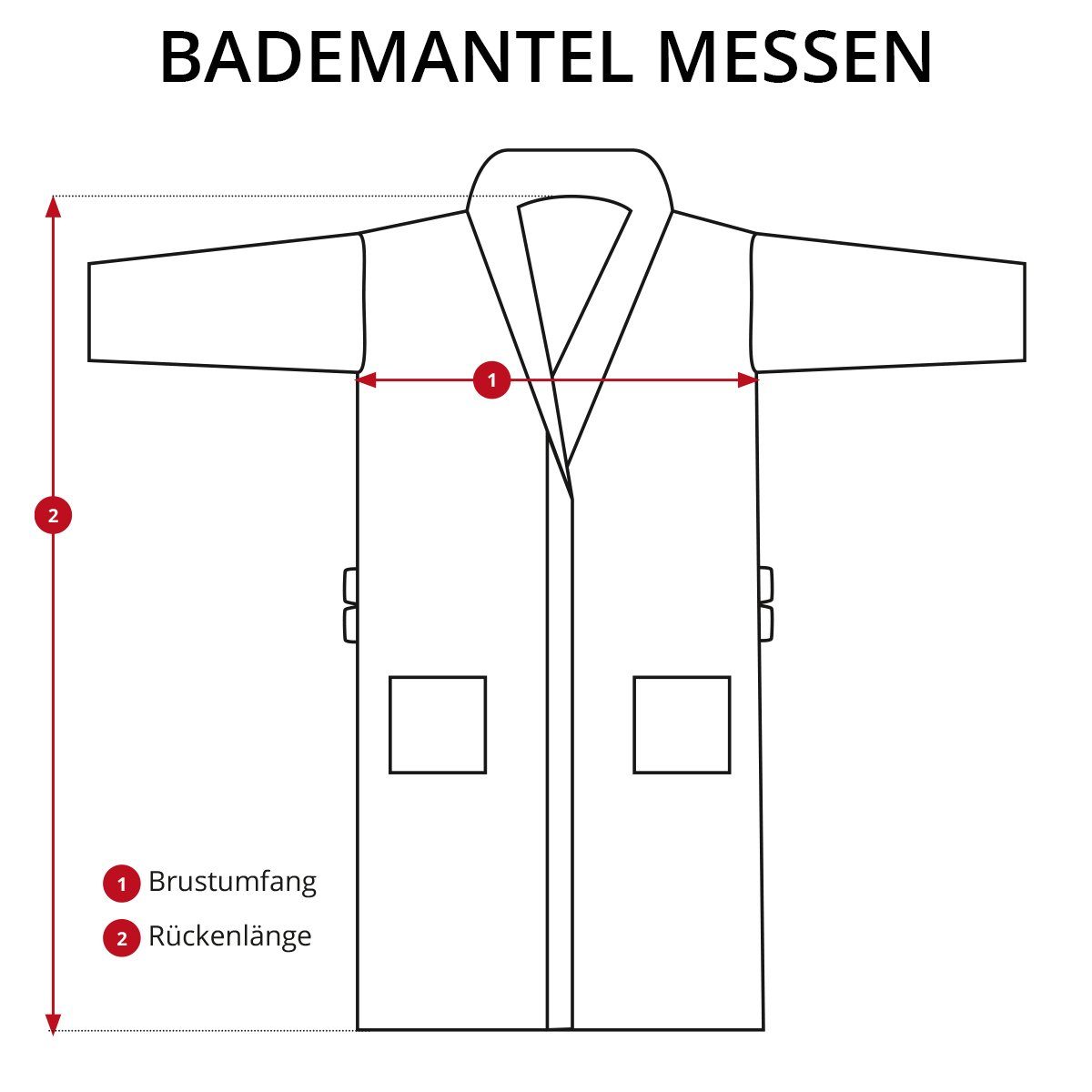 Floringo Herrenbademantel Floringo Kapuzen-Bademantel grau XXL günstig online kaufen