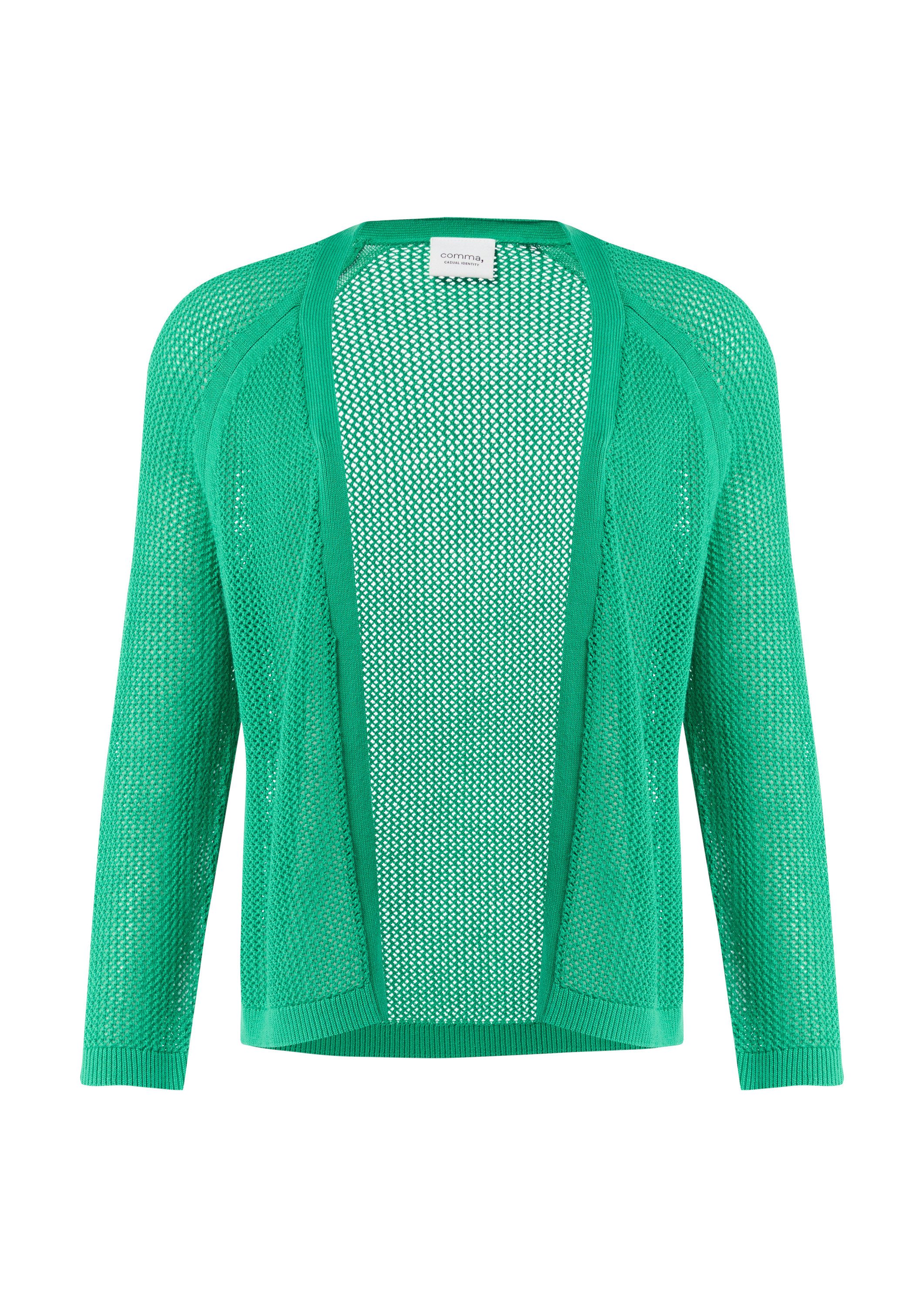 comma Cardigan Strickjacke Cardigan mit 3/4-Ärmel