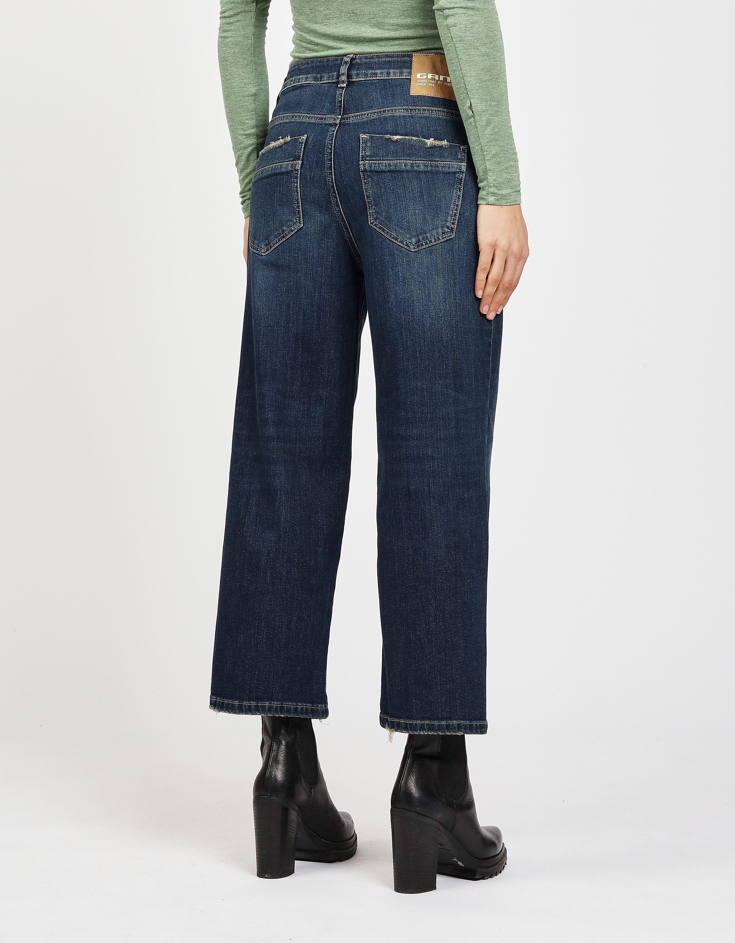 GANG Weite Jeans 94CAROL in verkürzter günstig online kaufen