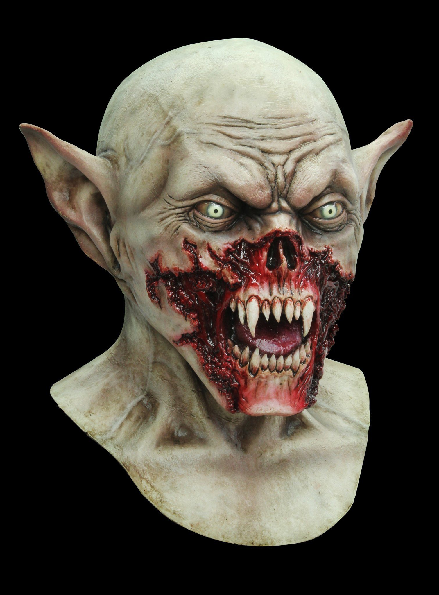 Ghoulish Productions Verkleidungsmaske Upir - Vampir Halloween Fasching Kostüm Maske, Handbemalte Latexmaske mit beeindruckendem Detailreichtum