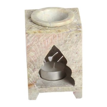 Casa Moro Duftlampe Orientalische Duftlampe Shiva-4 aus Soapstone geschnitzt (ätherisches Öl Diffusor, Aromatherapie), Handmade Aromalampe SL4000