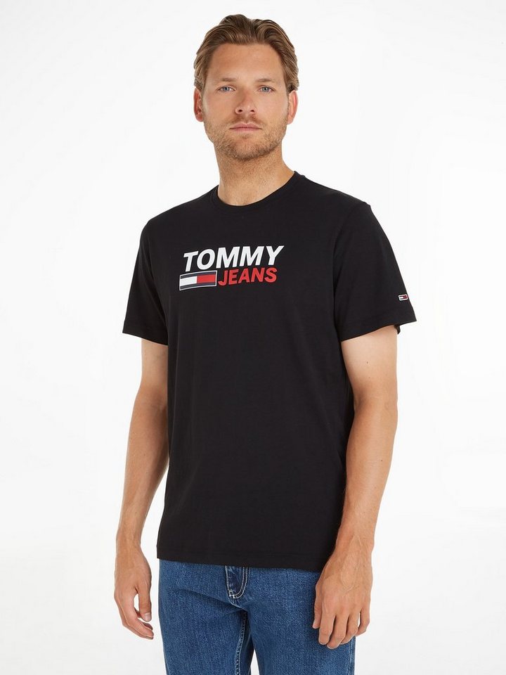 Tommy Jeans T-Shirt TJM CORP LOGO TEE, Mit Rundhalsausschnitt