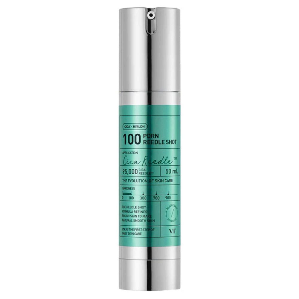 VT Cosmetics Gesichtsserum VT Cosmetics, PDRN Reedle Shot 100 - 50 ml, Mit CICA Reedle Technologie und pflanzenbasiertem PDRN