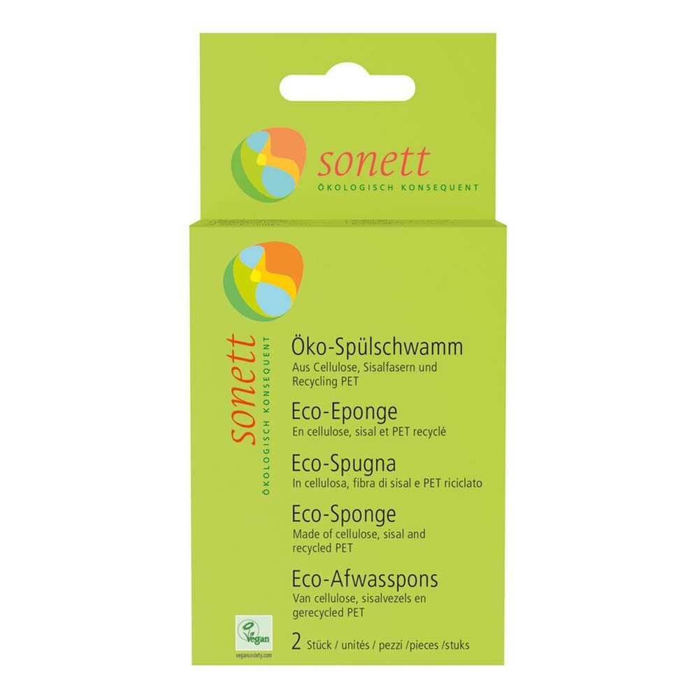 Sonett Reinigungsschwamm Öko Spülschwamm 2 Stück