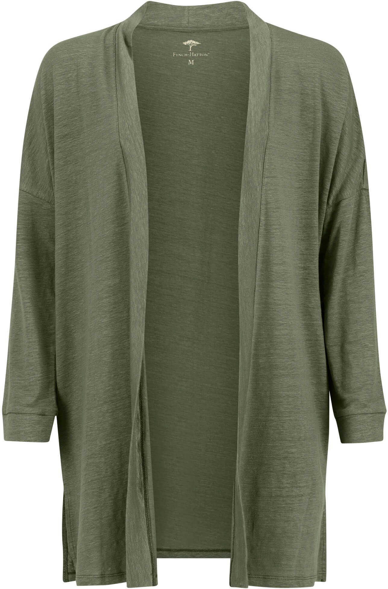 olive Cardigan FYNCH-HATTON Cardigan FYNCH-HATTON (1-tlg) green